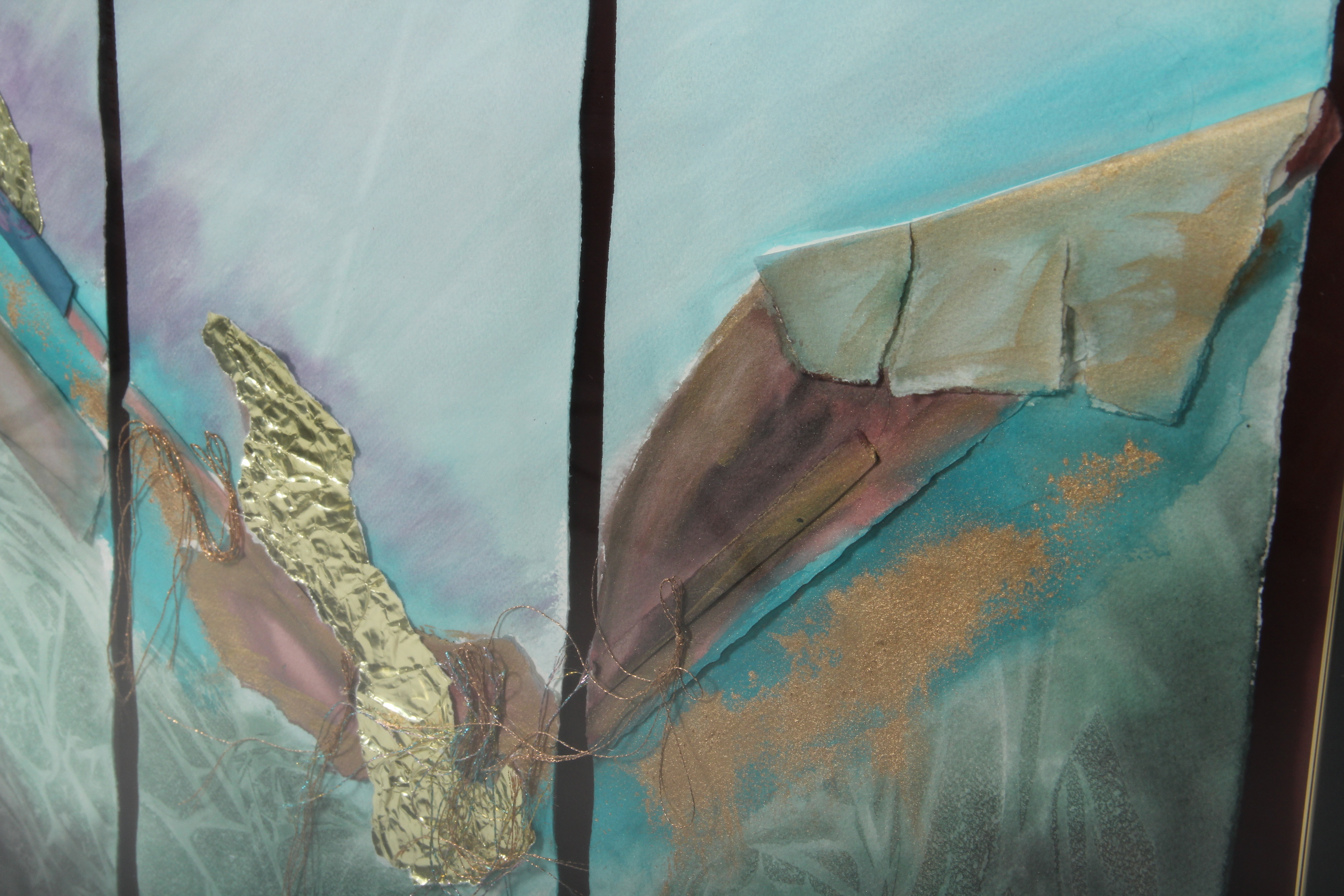 Denise Riddle Multimedia Triptych