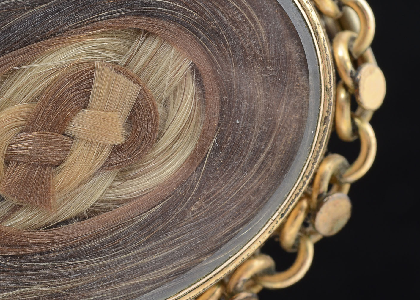 Victorian Hair Brooch