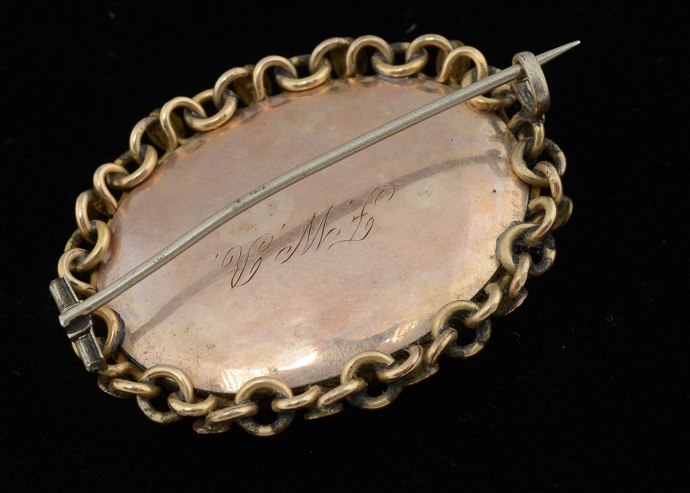 Victorian Hair Brooch