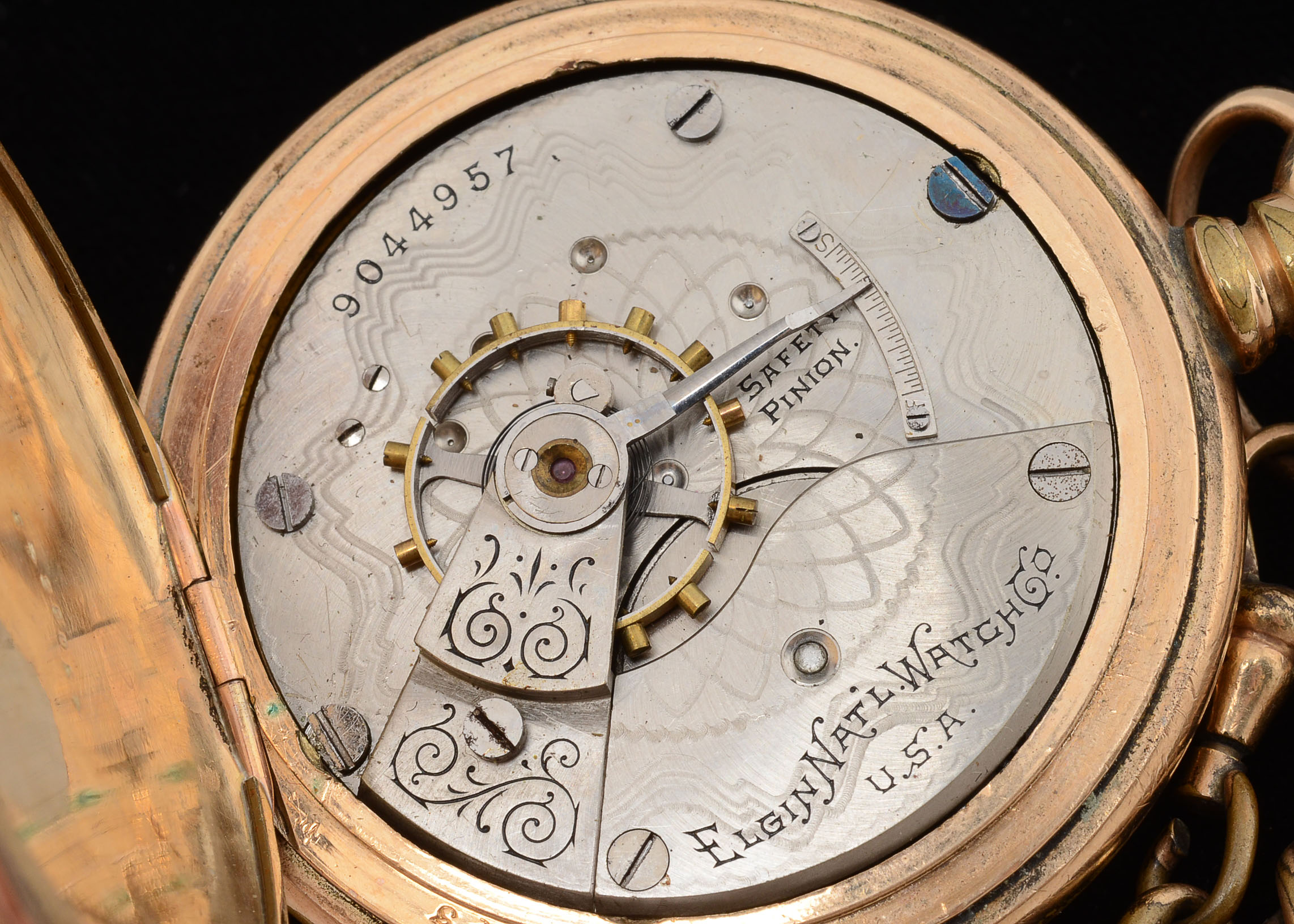 Antique Elgin National Pocket Watch with 14K Gold Filled Case