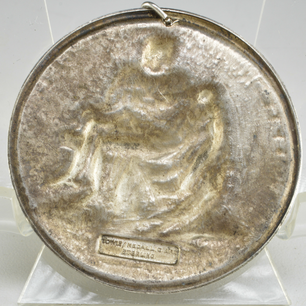 1964 Towle Pieta Sterling New York Worlds Fair Vatican Medallion