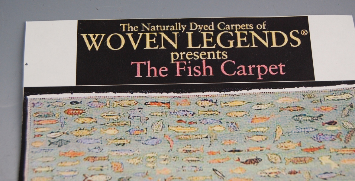 Woven Legends Fish Rug Featured in National Geographic Magazine