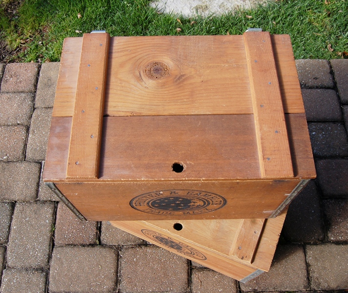 Pair of Procter and Gamble Ivory Soap Boxes