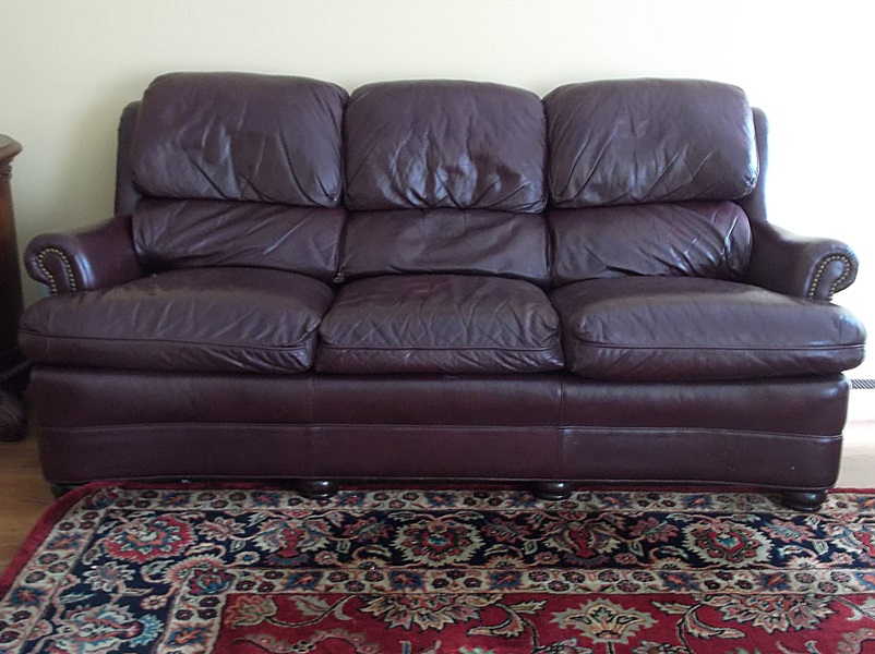 Hancock and Moore Leather Sofa