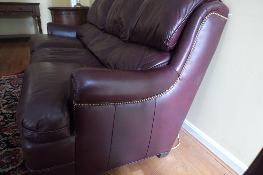 Hancock and Moore Leather Sofa