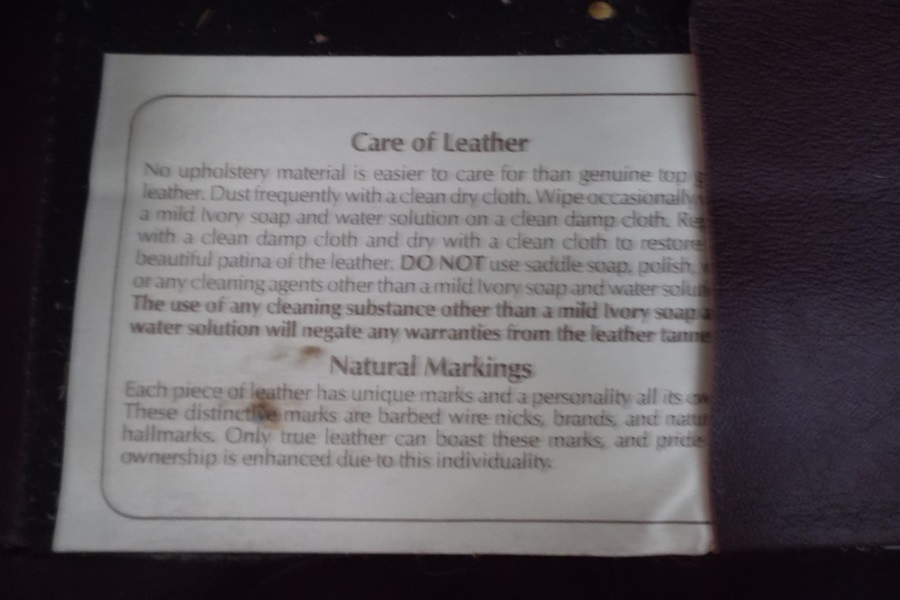 Hancock and Moore Leather Sofa