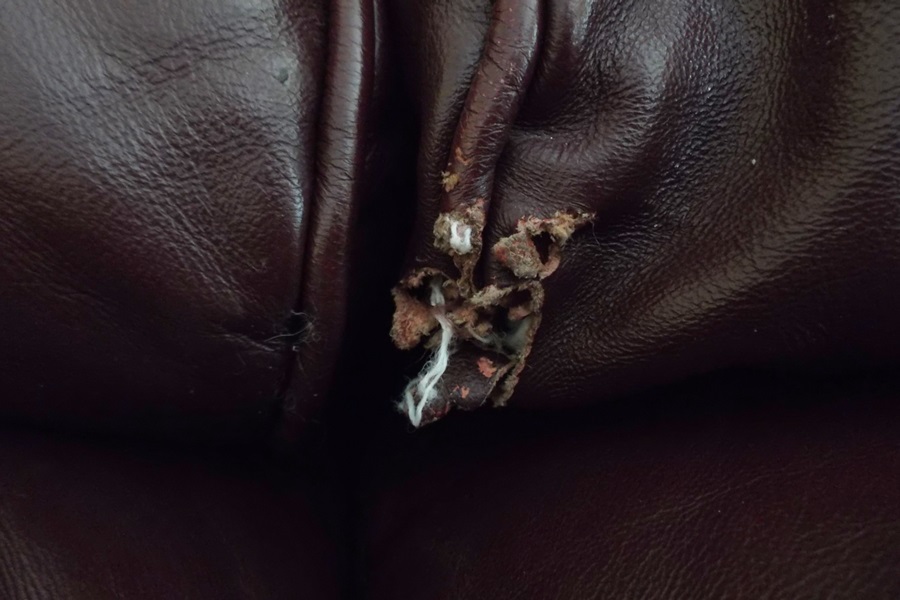 Hancock and Moore Leather Sofa