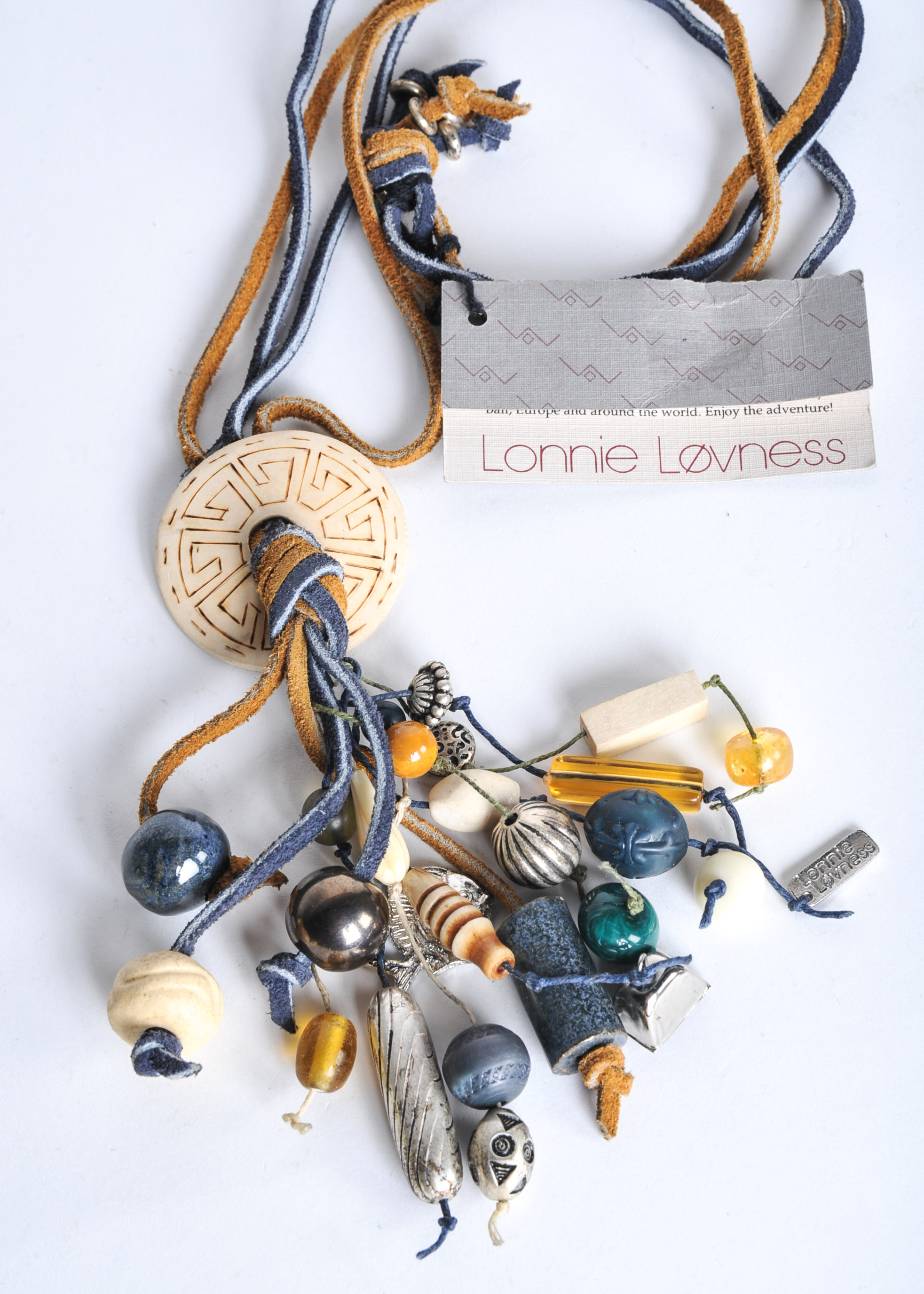"Sacred Journey" by Lonnie Lovness and Modern Ceramic Necklaces
