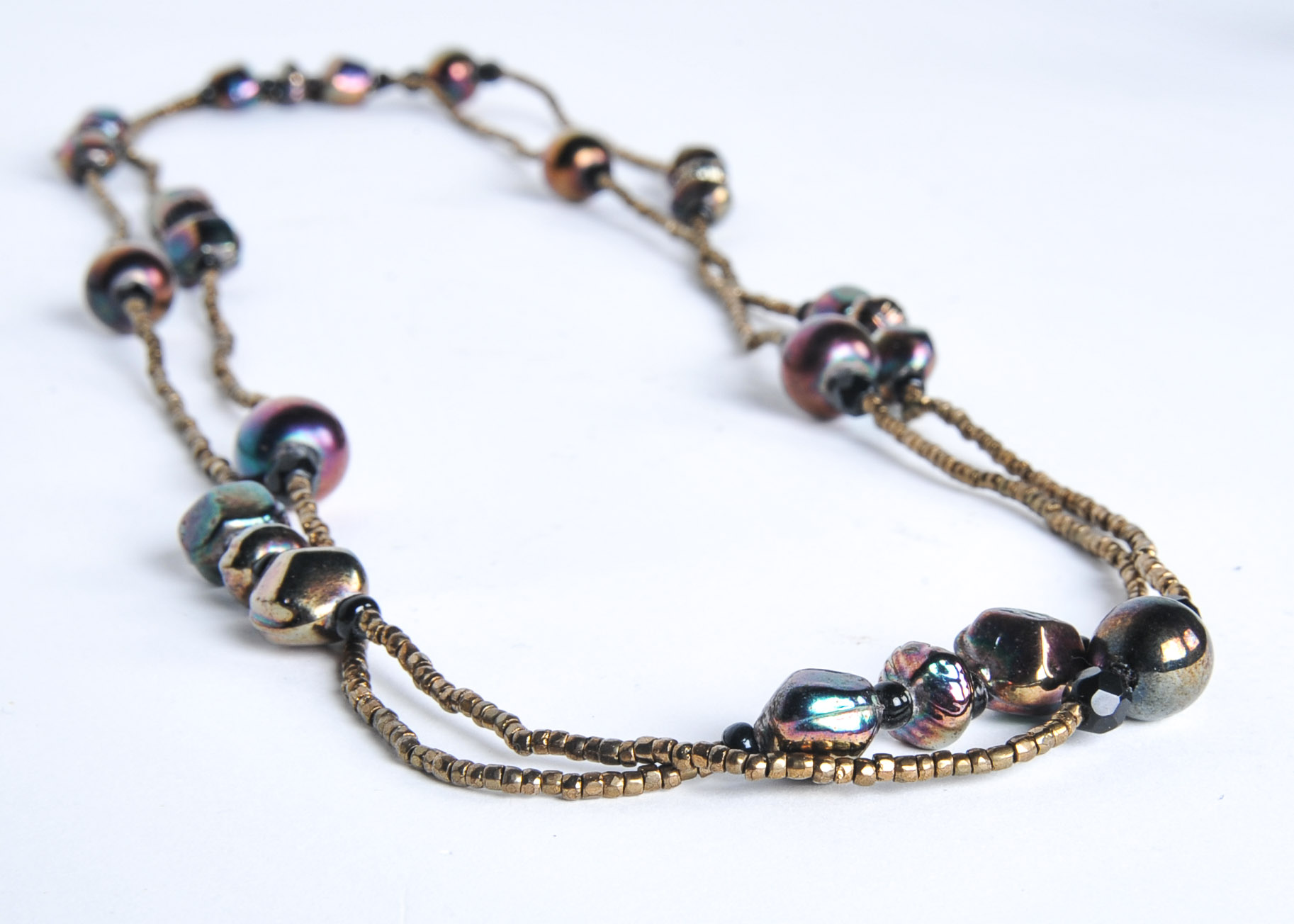 "Sacred Journey" by Lonnie Lovness and Modern Ceramic Necklaces