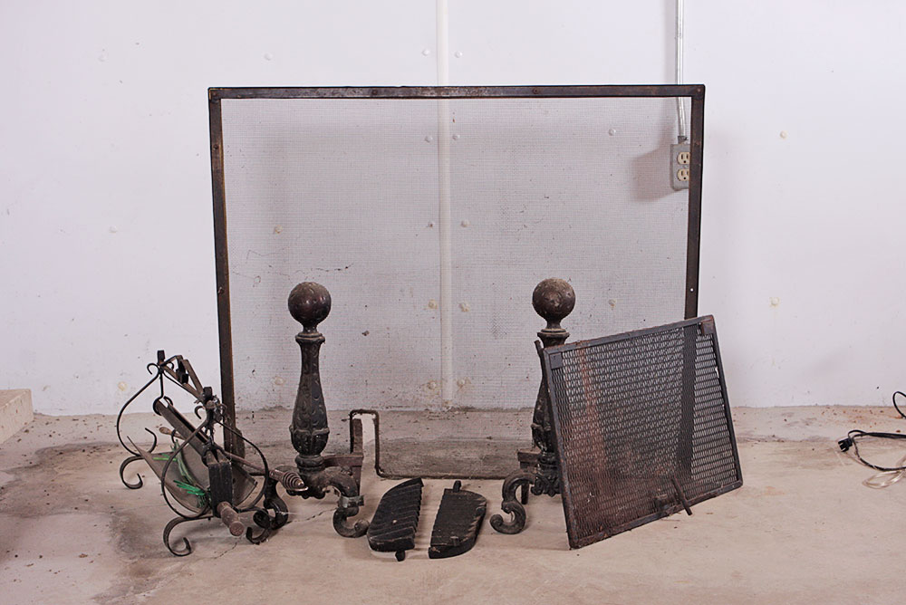 Collection of Iron Fireplace Accessories