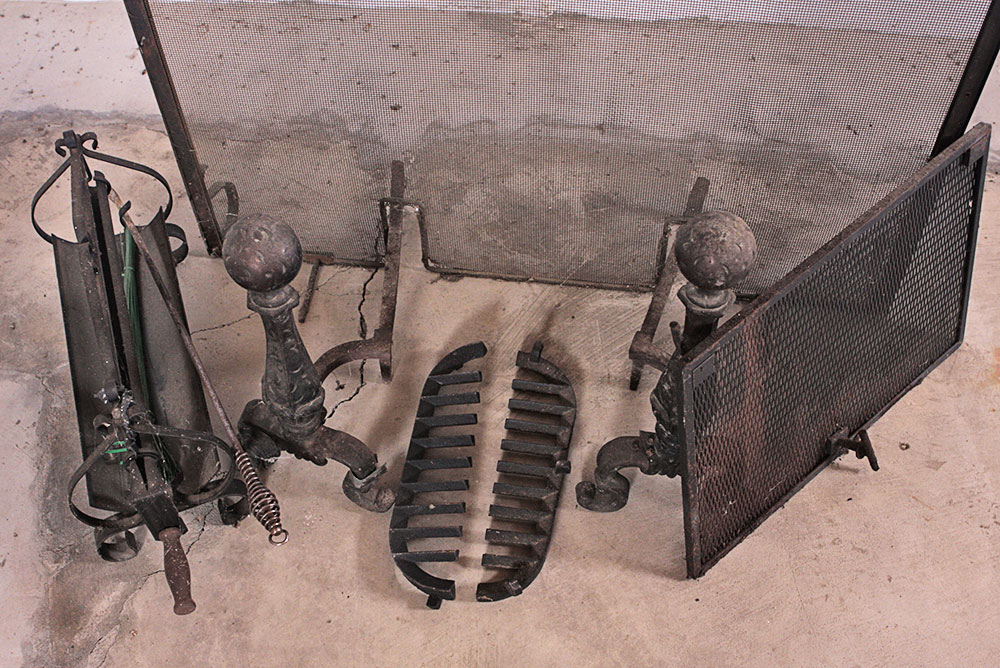 Collection of Iron Fireplace Accessories