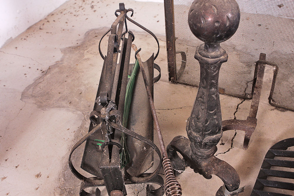 Collection of Iron Fireplace Accessories