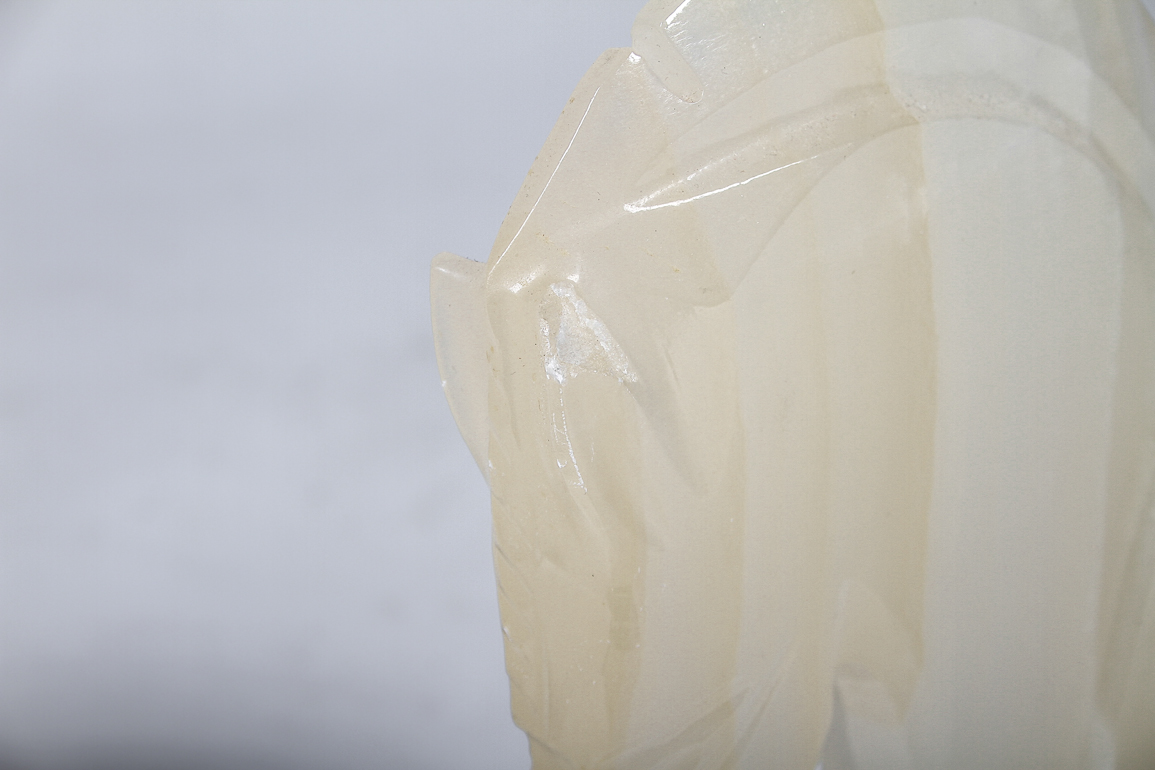 Pair of Vintage Carved Quartz Horse Head Bookends