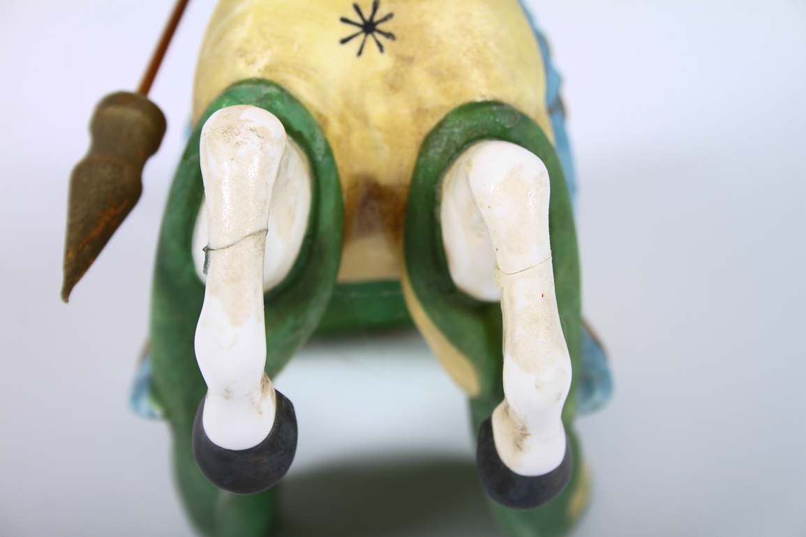 Vintage Andrea Sadek Jousting Knight Porcelain Horse Figurine