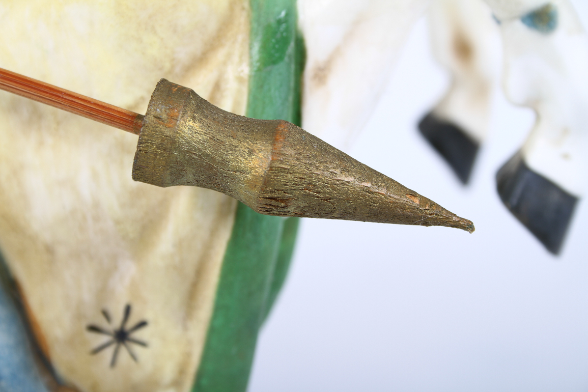 Vintage Andrea Sadek Jousting Knight Porcelain Horse Figurine