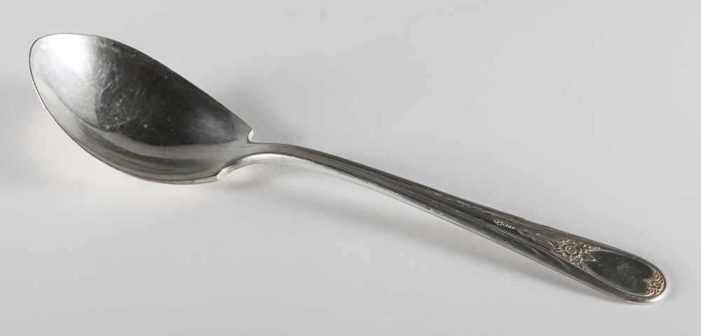 Colorful Glass Serving Ware and Copper Kettle