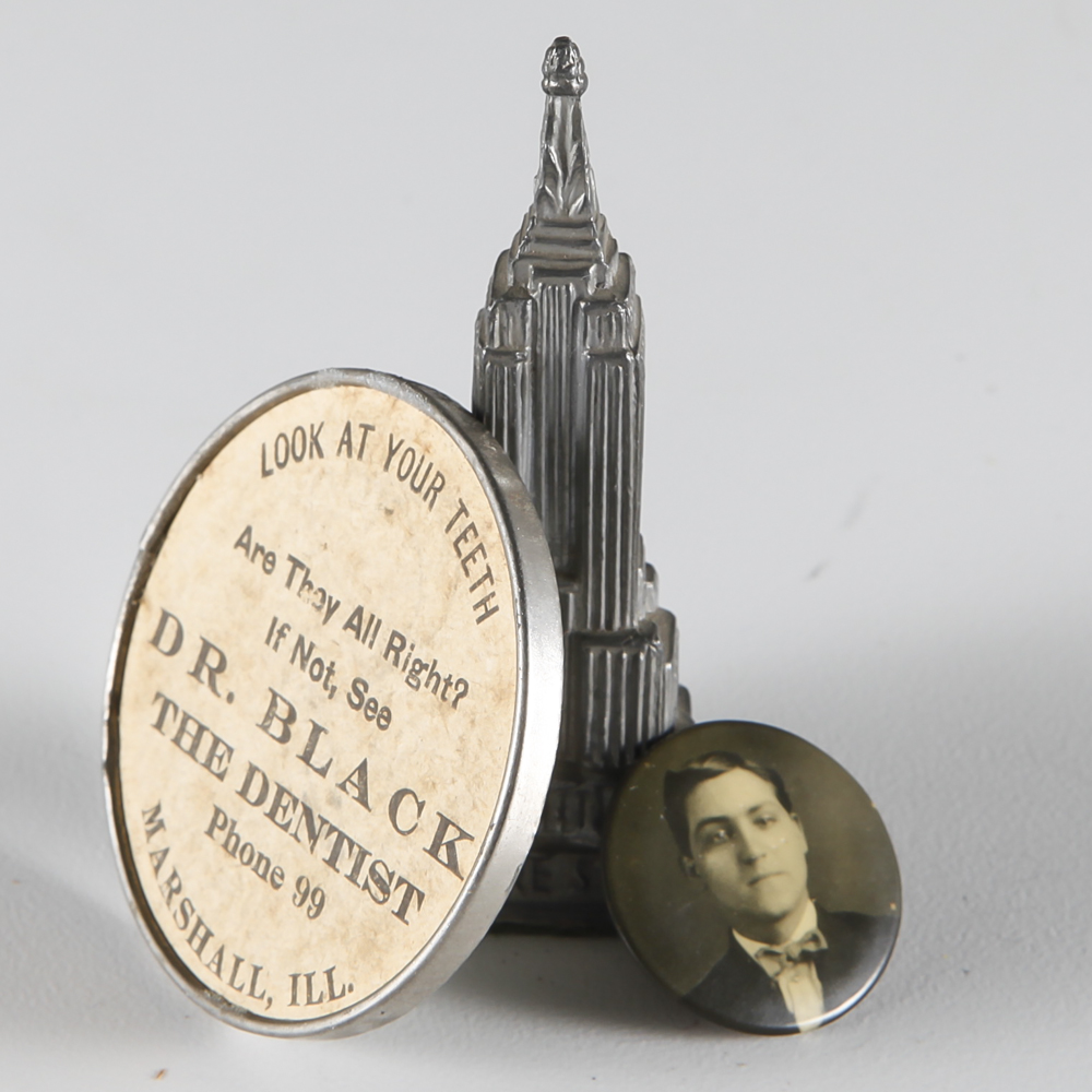 A Collection of Vintage Knick Knacks and Eyeglasses