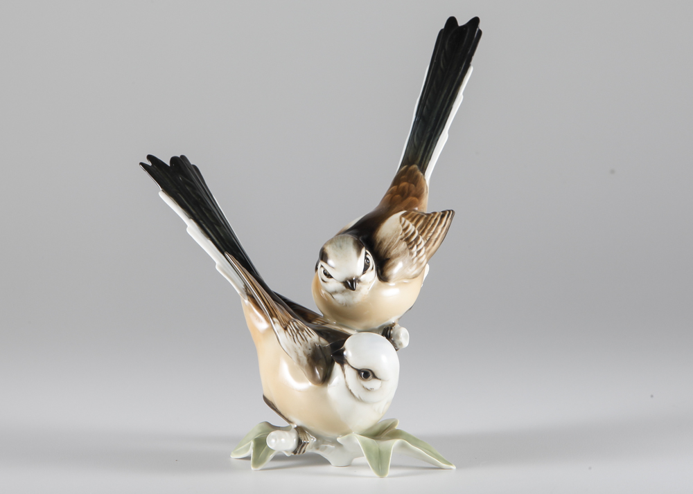 Lorenz Hutchenreuther Kunstabteilung Two Bird Figurine