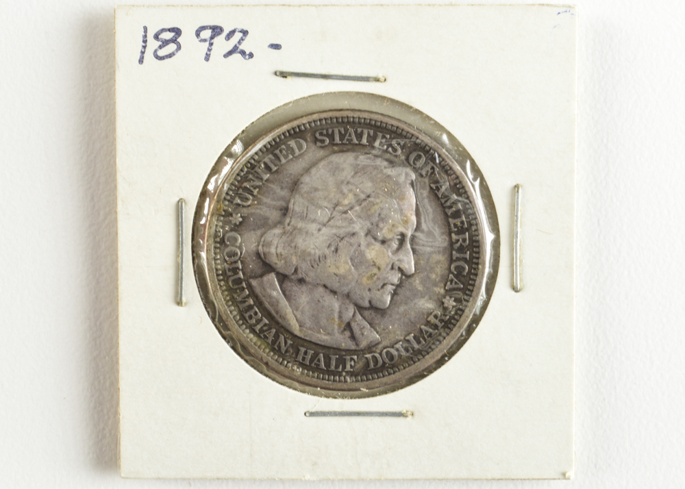 An 1892 Columbian Exposition Silver Half Dollar