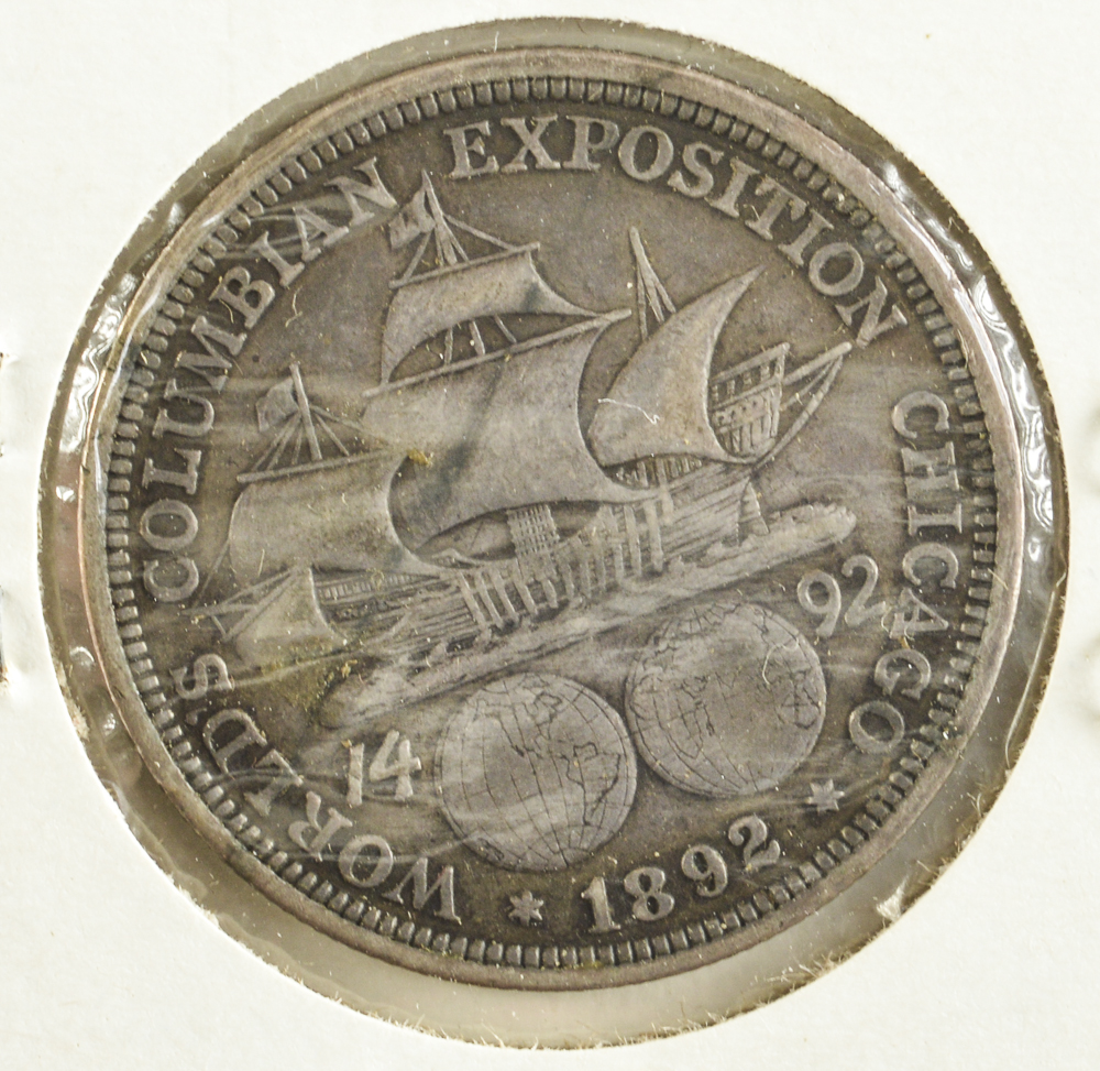 An 1892 Columbian Exposition Silver Half Dollar
