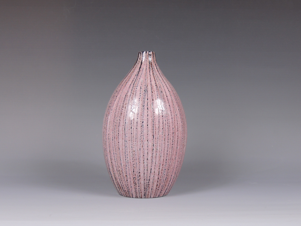 Pink Italian Porcelain Vase