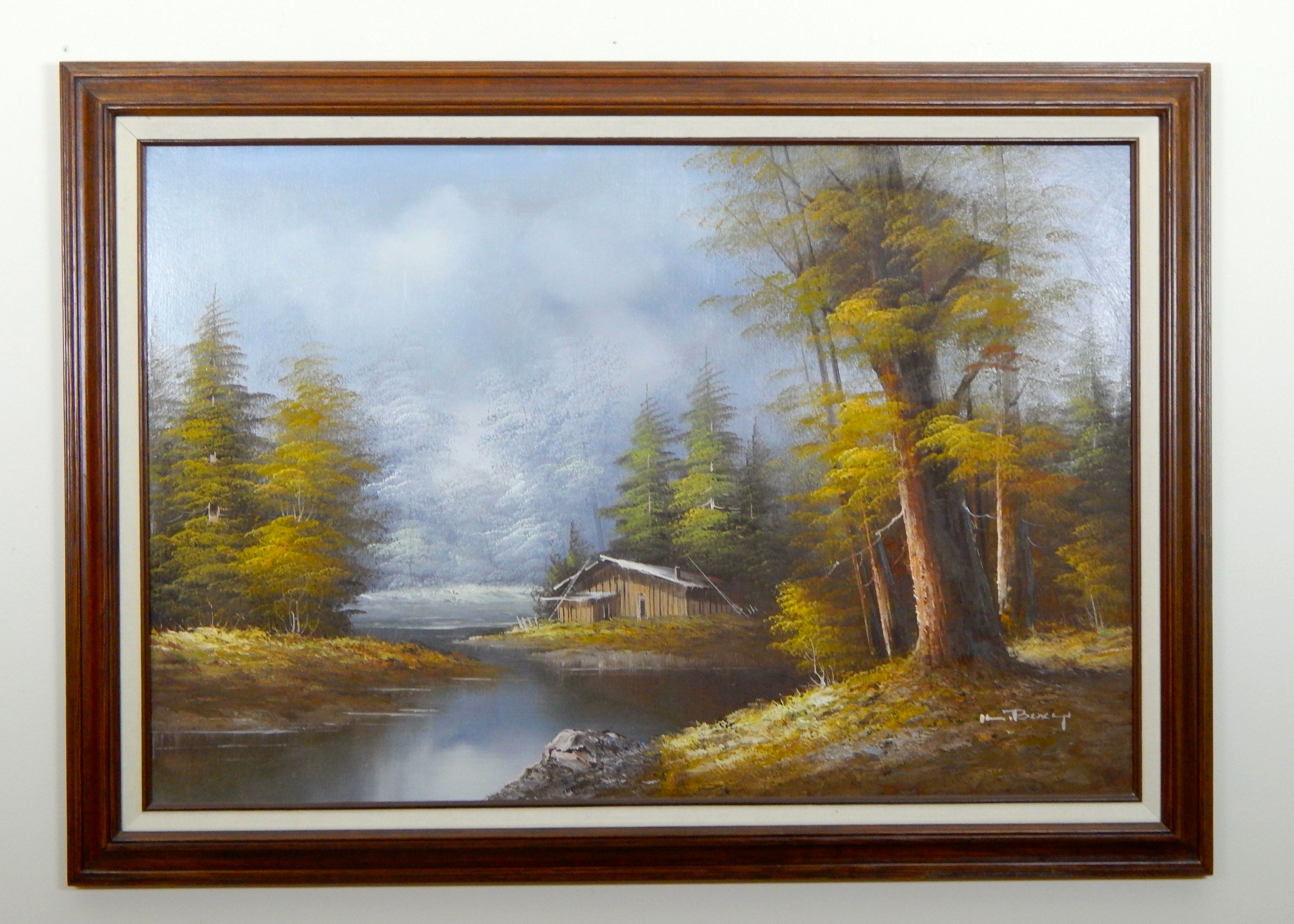 Original Oil On Canvas By K. Boxy