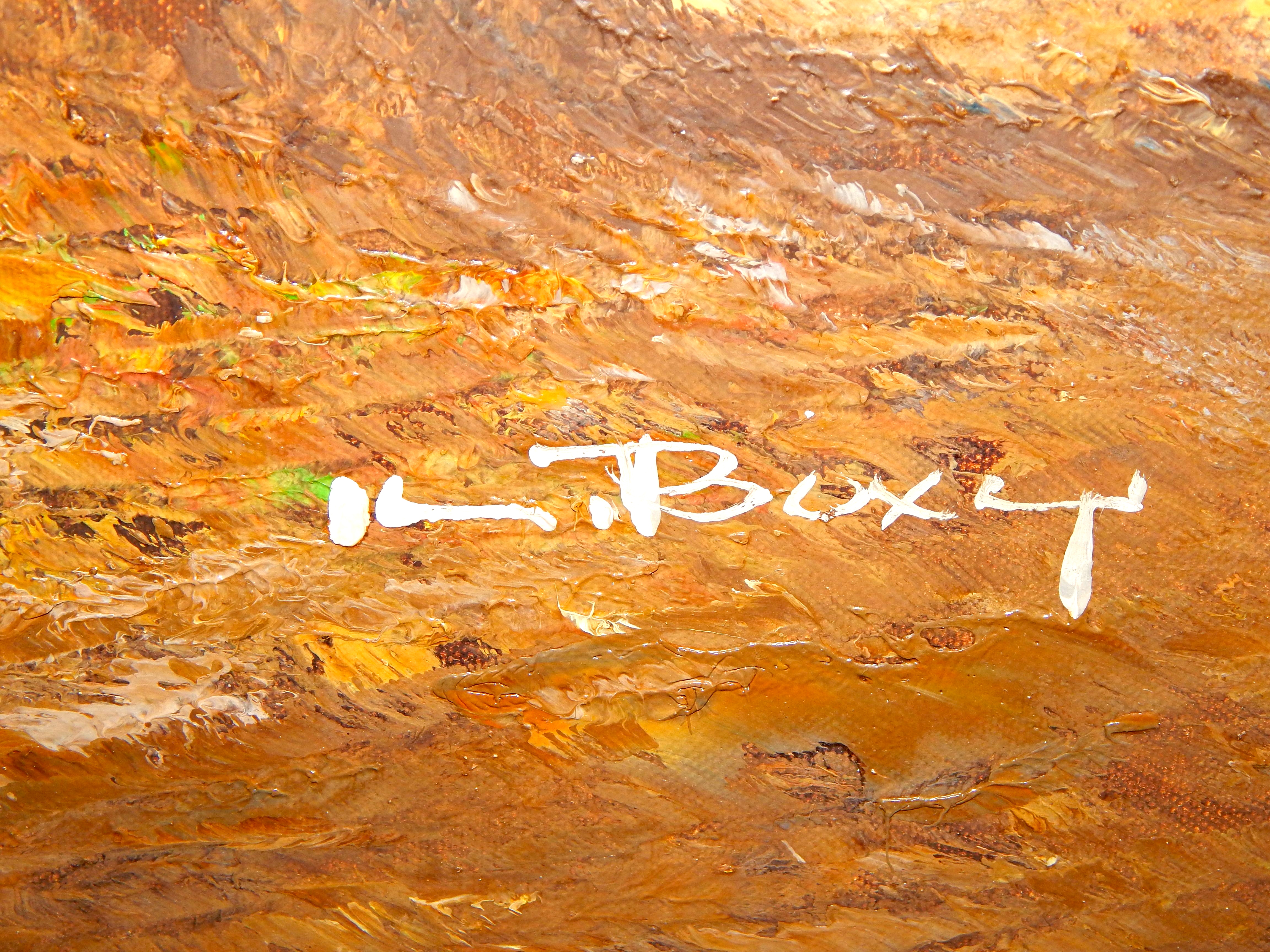 Original Oil On Canvas By K. Boxy