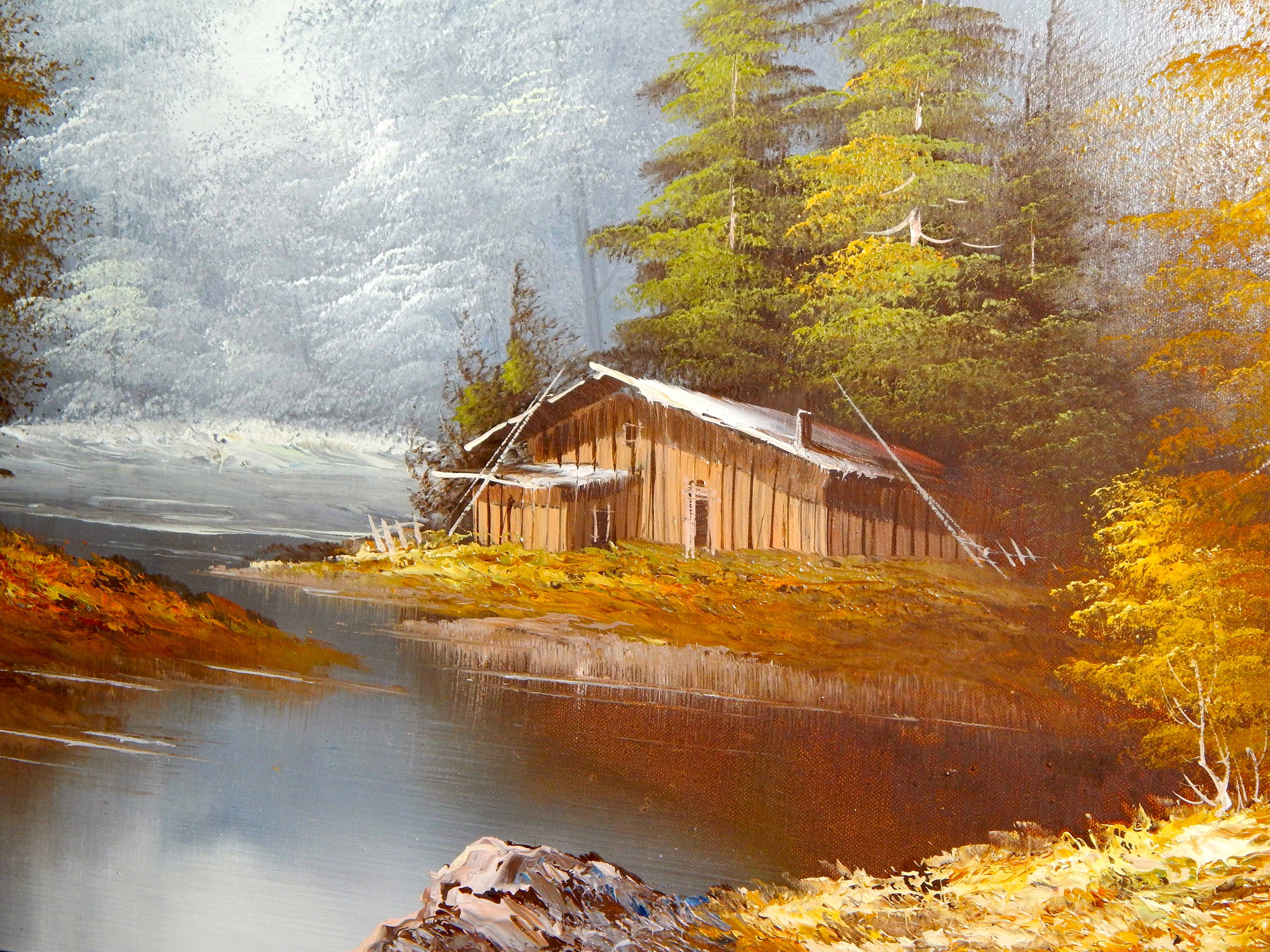 Original Oil On Canvas By K. Boxy