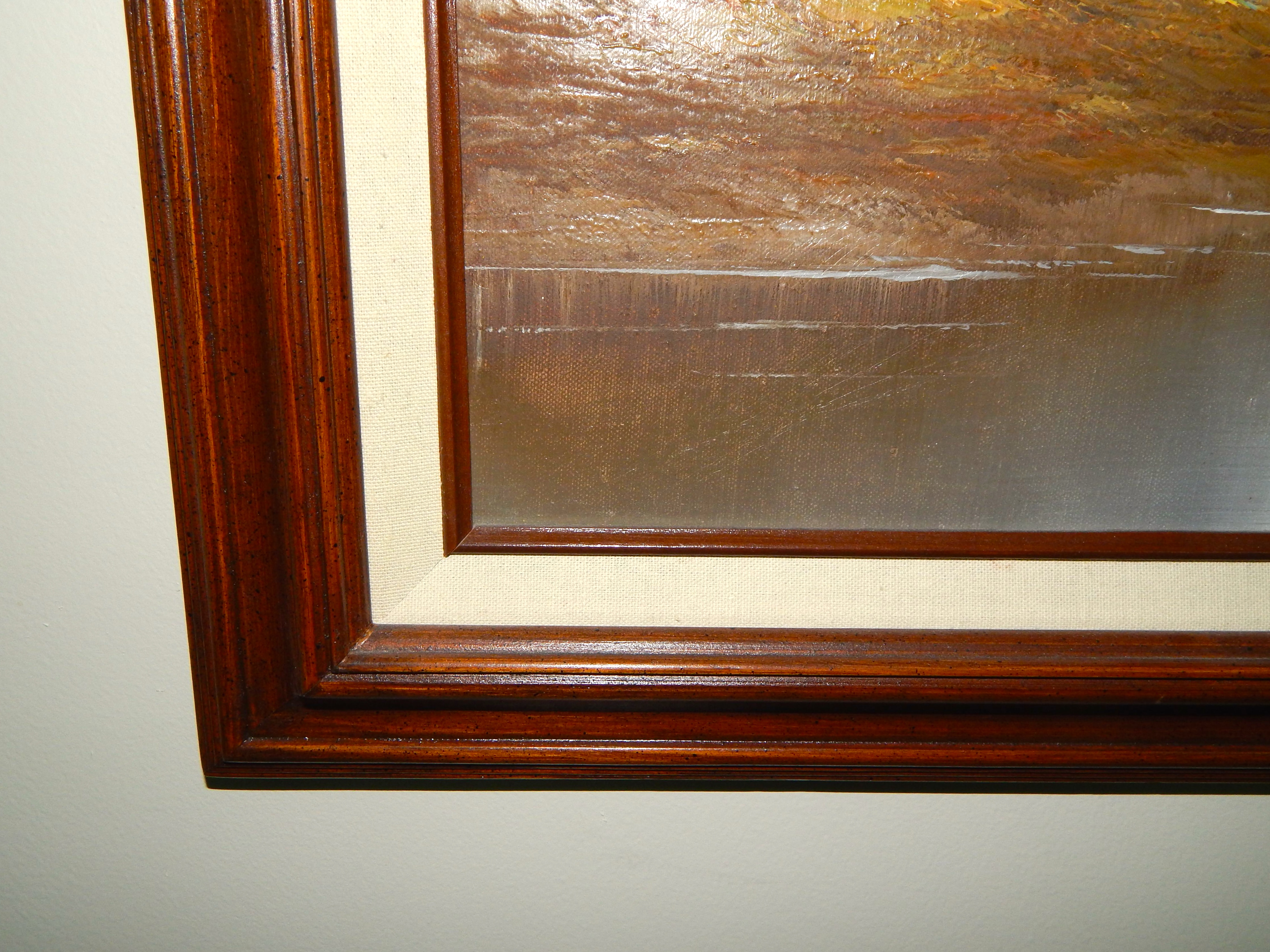 Original Oil On Canvas By K. Boxy