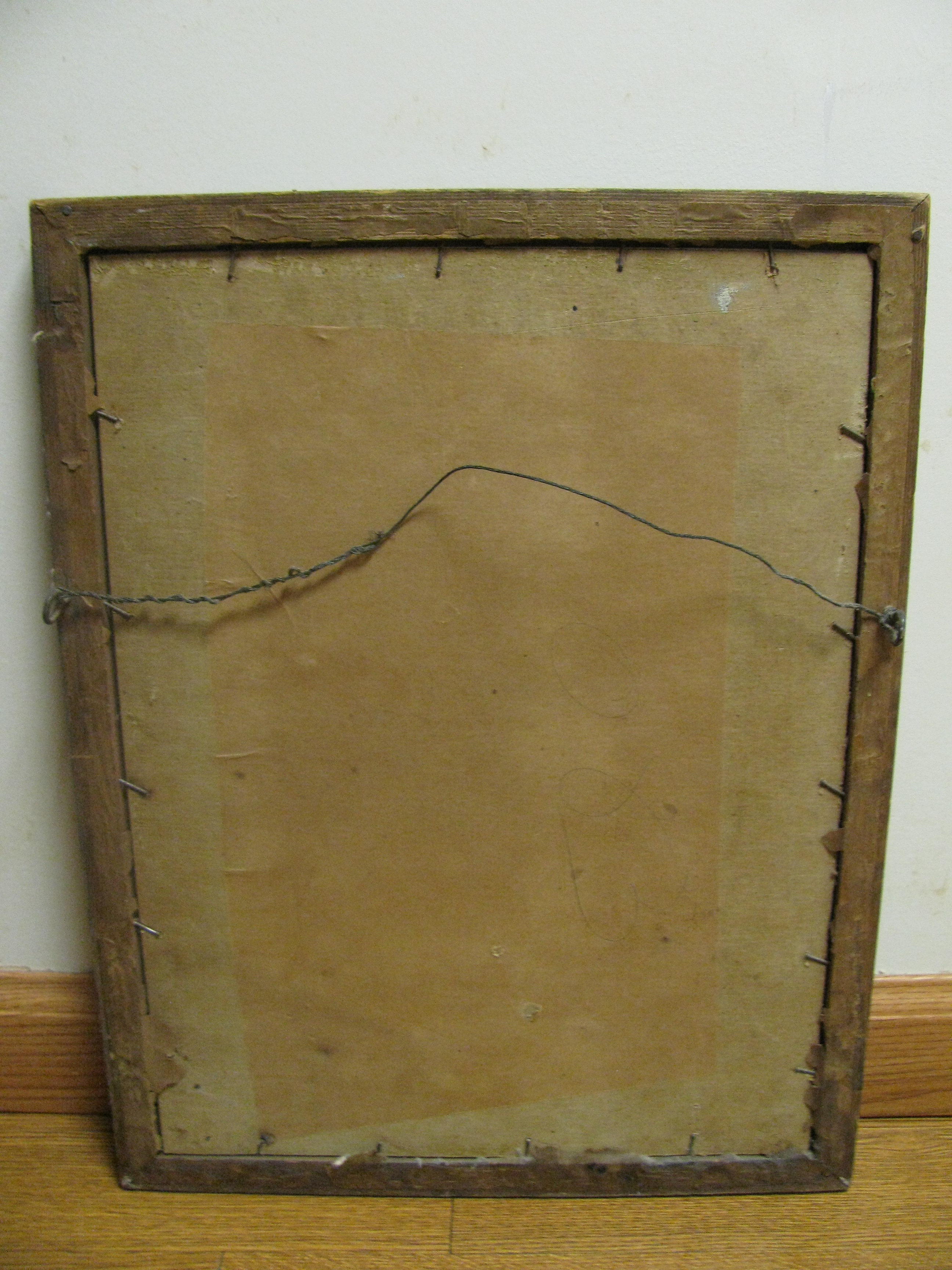 Framed Joe Duncan Gleason Portrait of a Young Girl