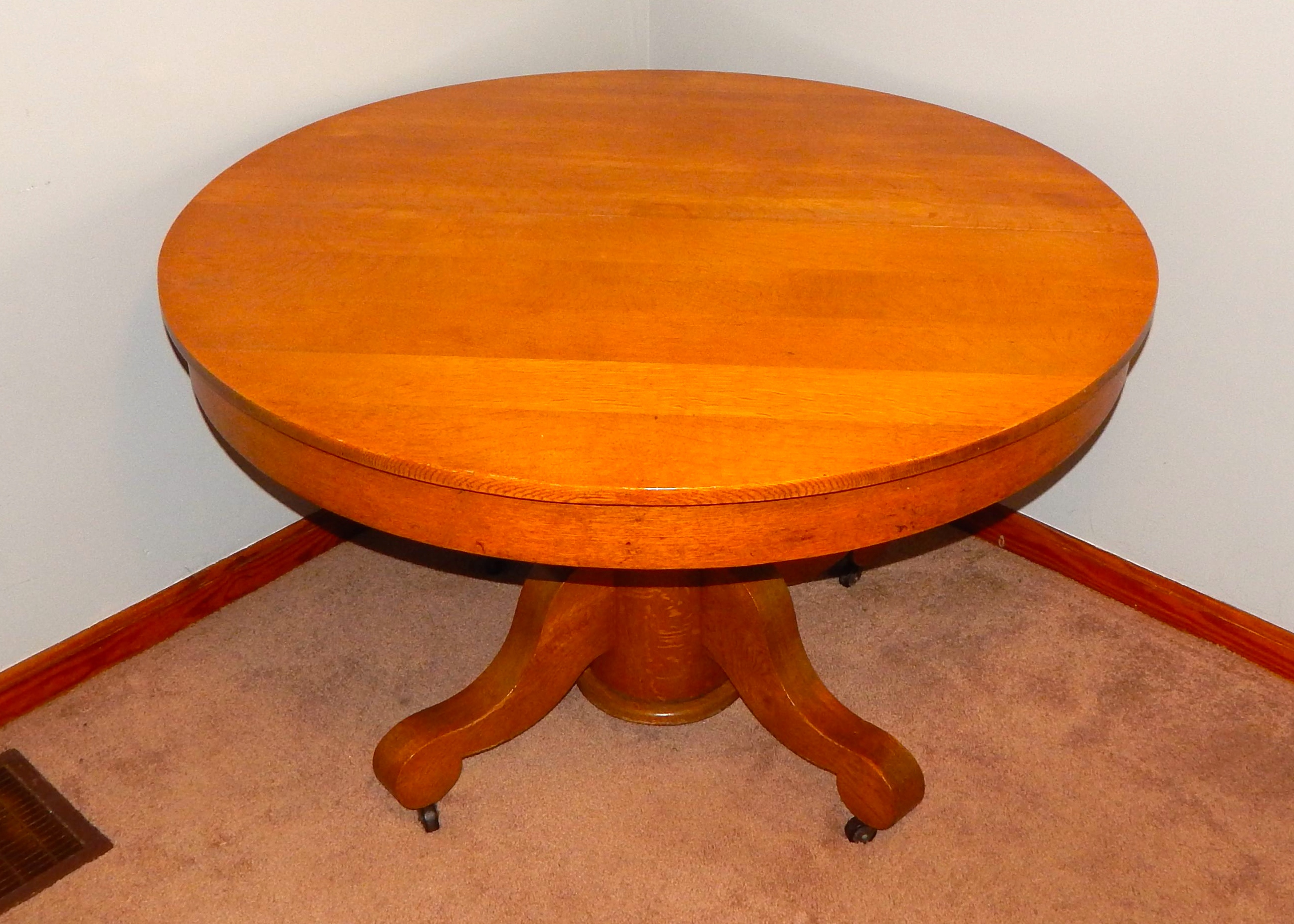 Antique Round Oak Table