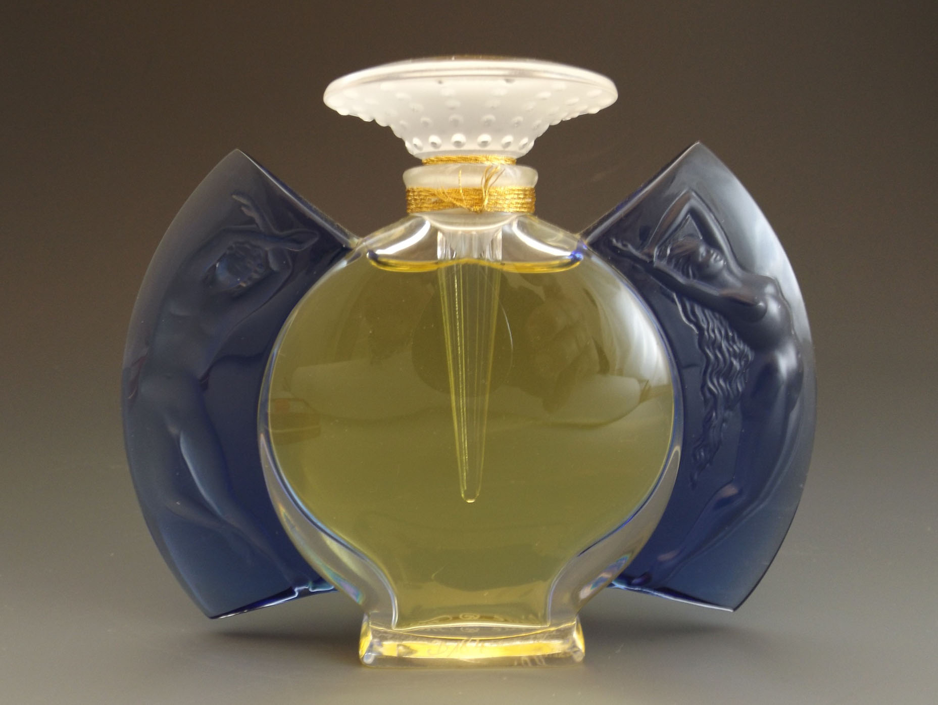 1999 Lalique Flacon with Jour et Nuit Parfum