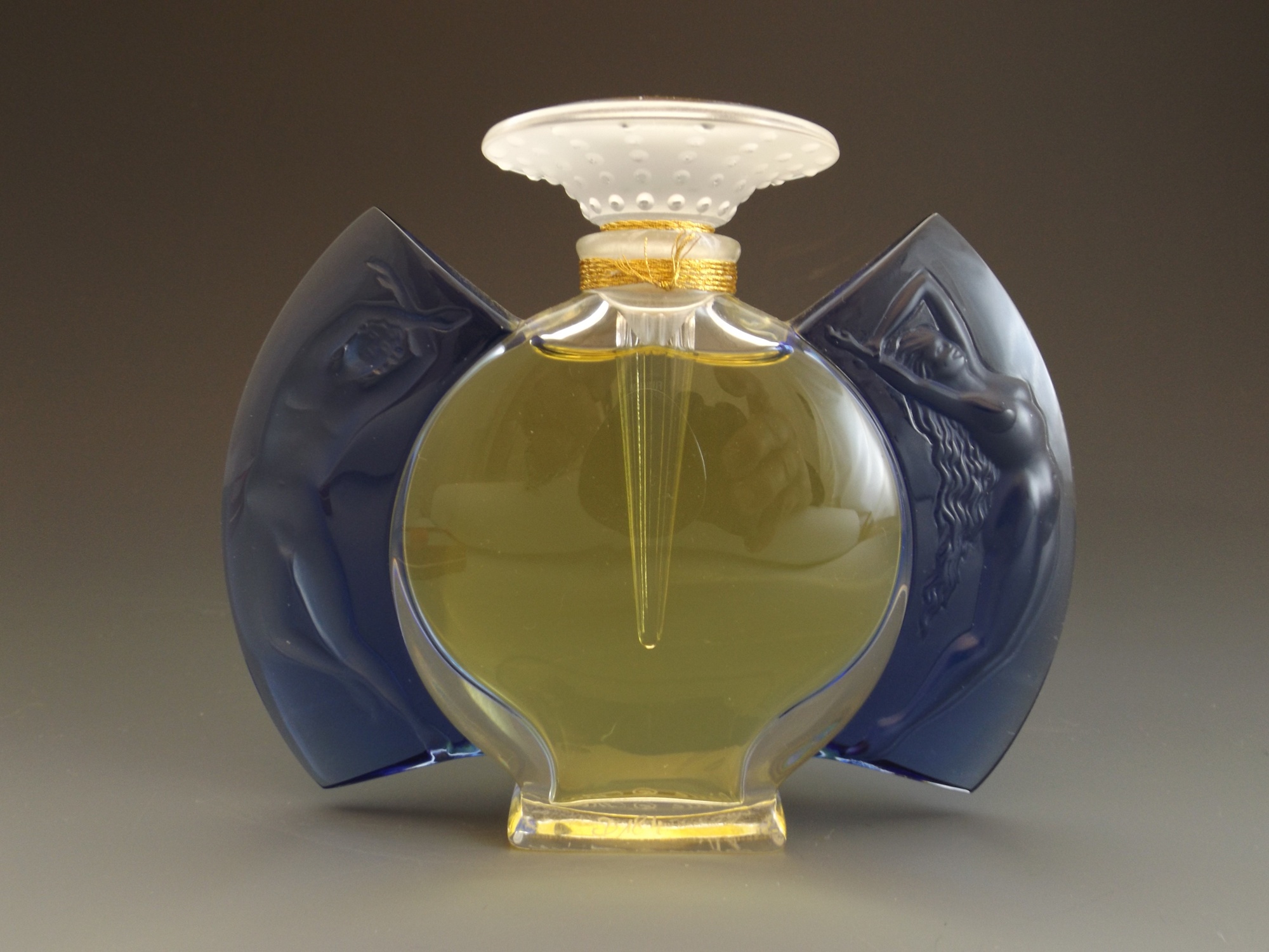 1999 Lalique Flacon with Jour et Nuit Parfum