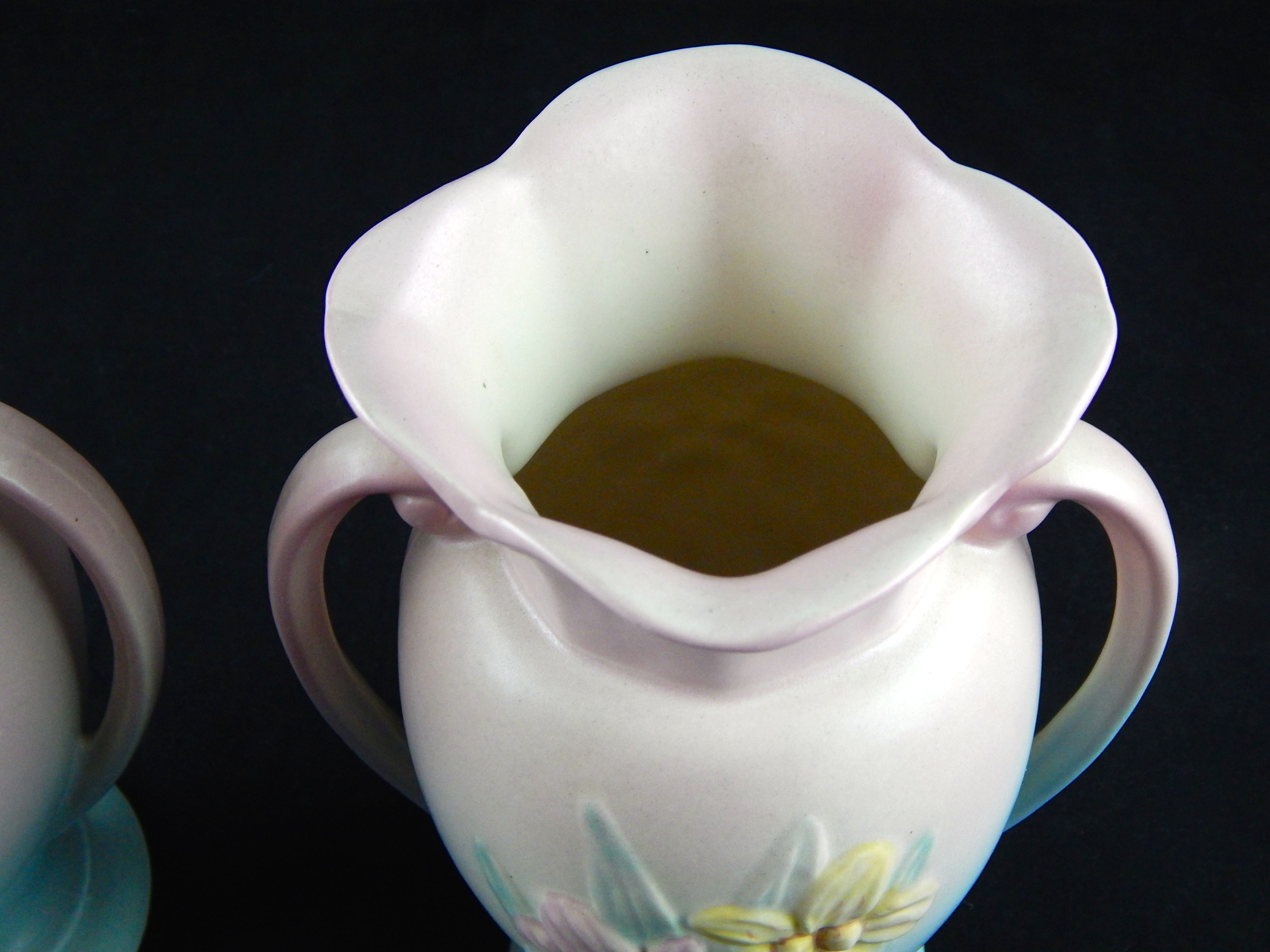 Vintage Hull Pottery "Iris" Vases