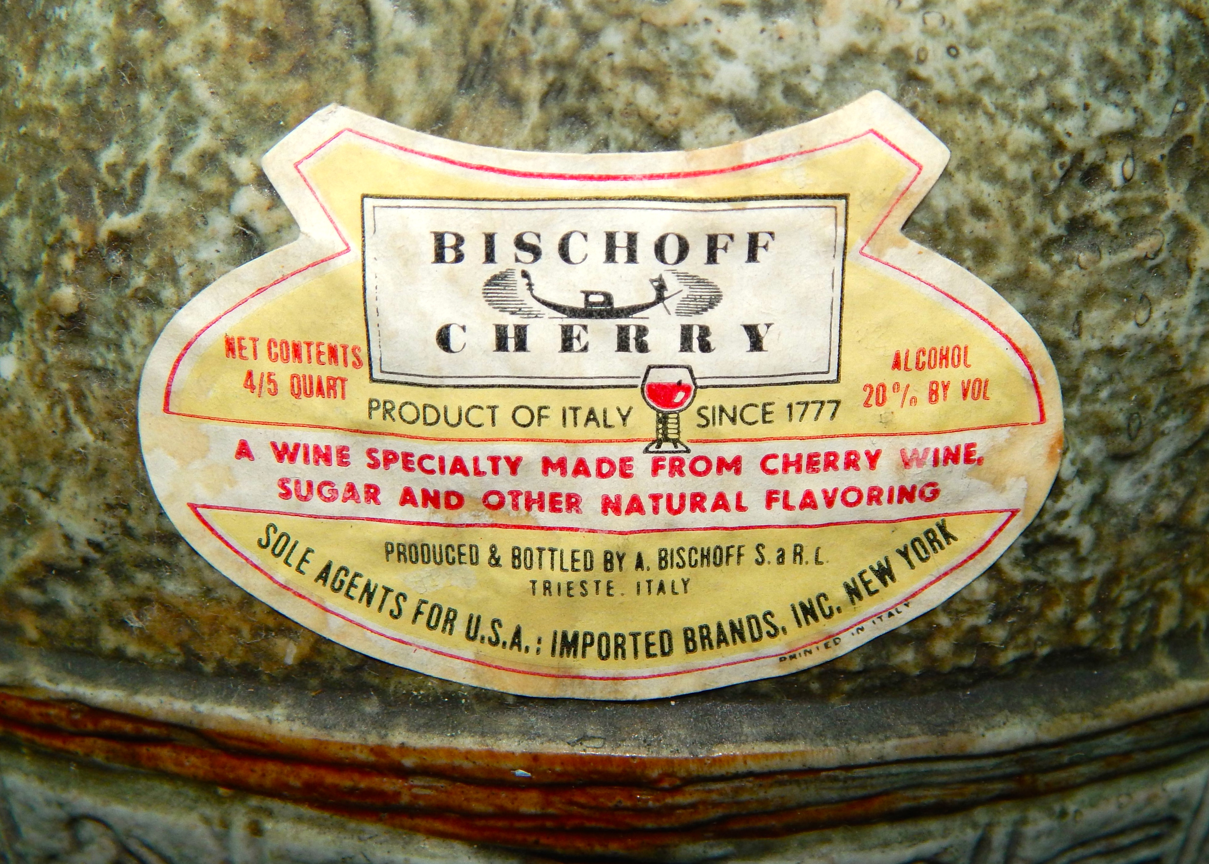 Bischoff Egyptian Musicians Pitcher & Ash Receiver Decanters