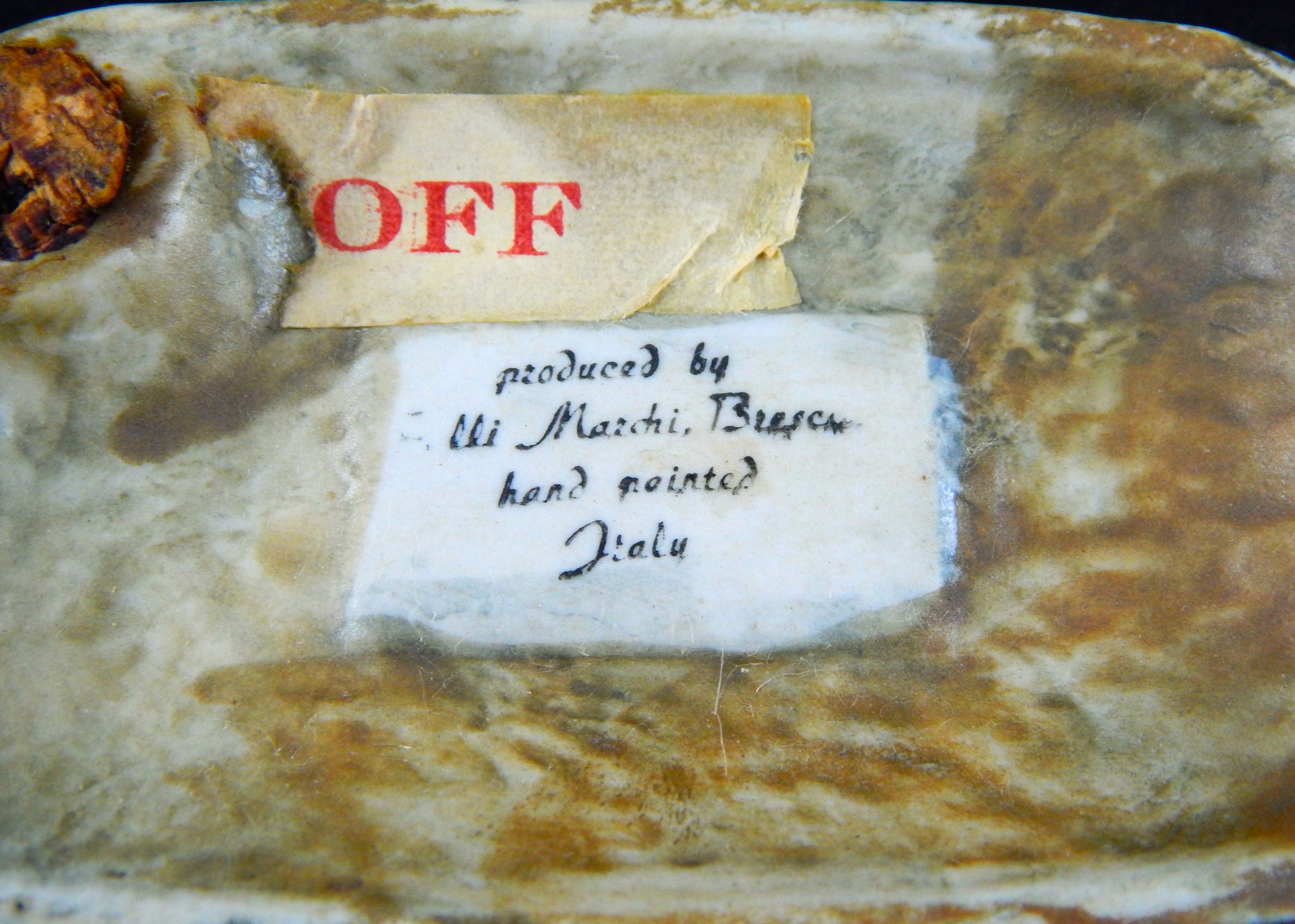 Bischoff Egyptian Musicians Pitcher & Ash Receiver Decanters