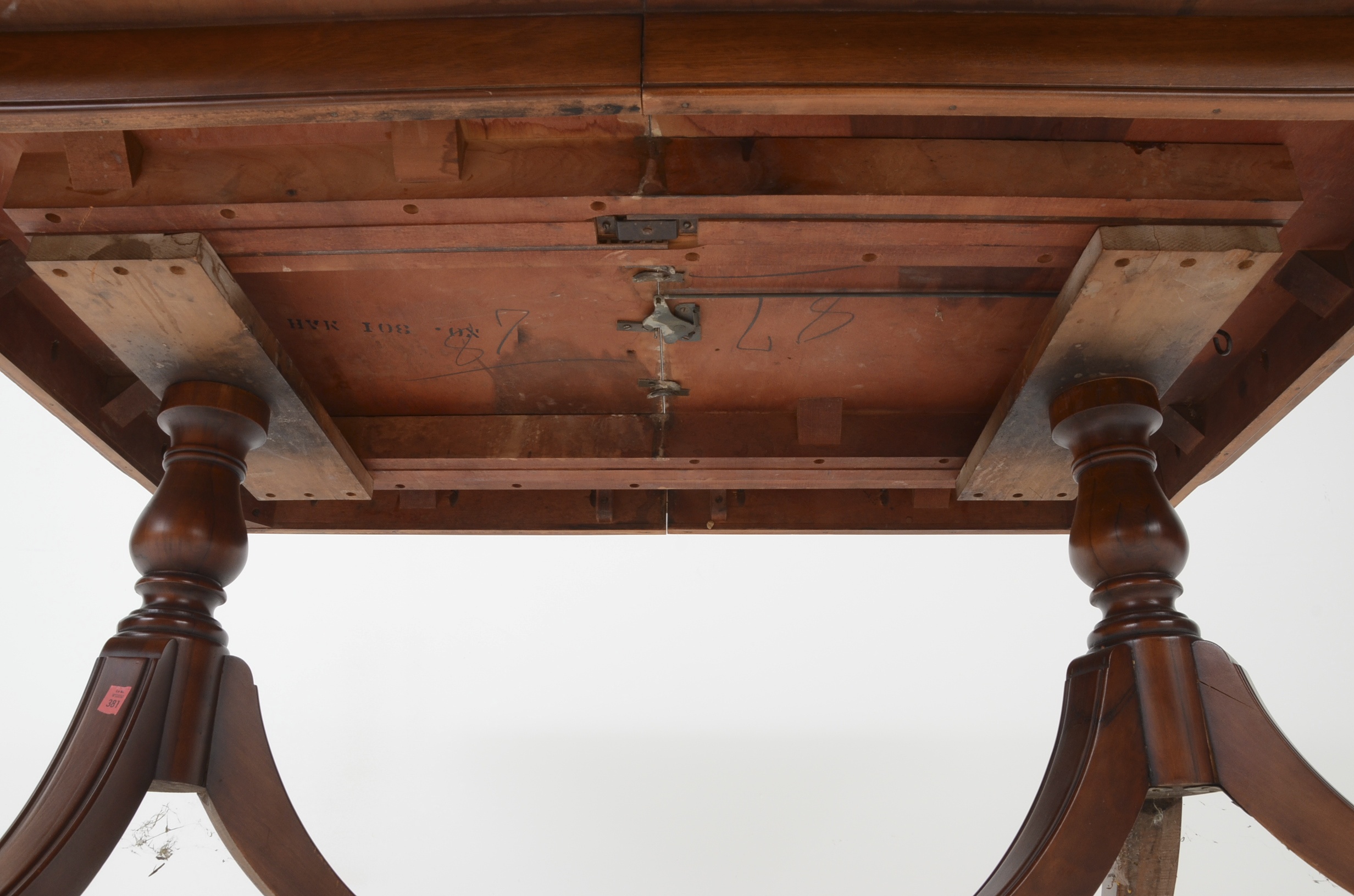 Federal Style Dining Table and Eight Chairs