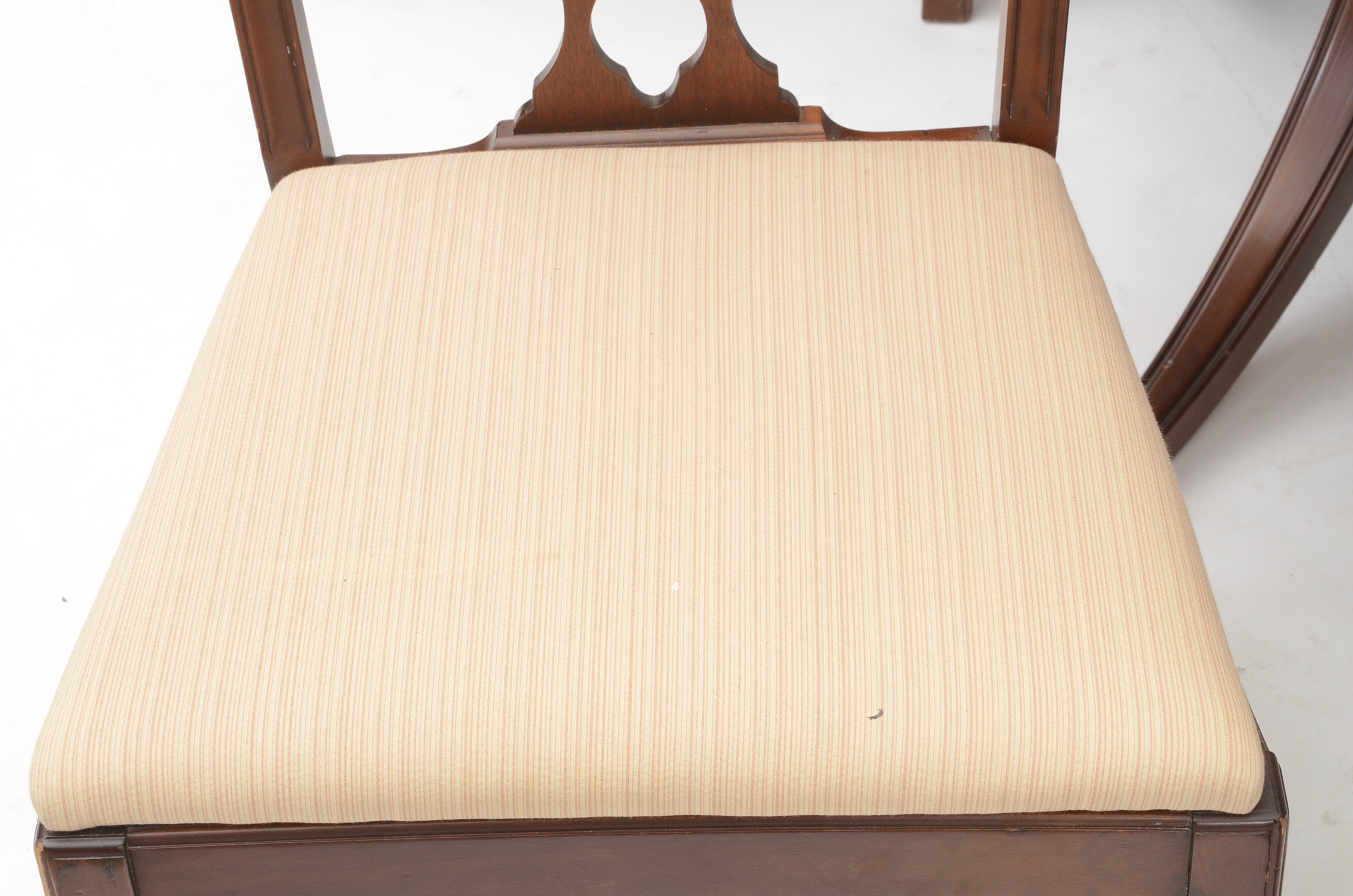 Federal Style Dining Table and Eight Chairs