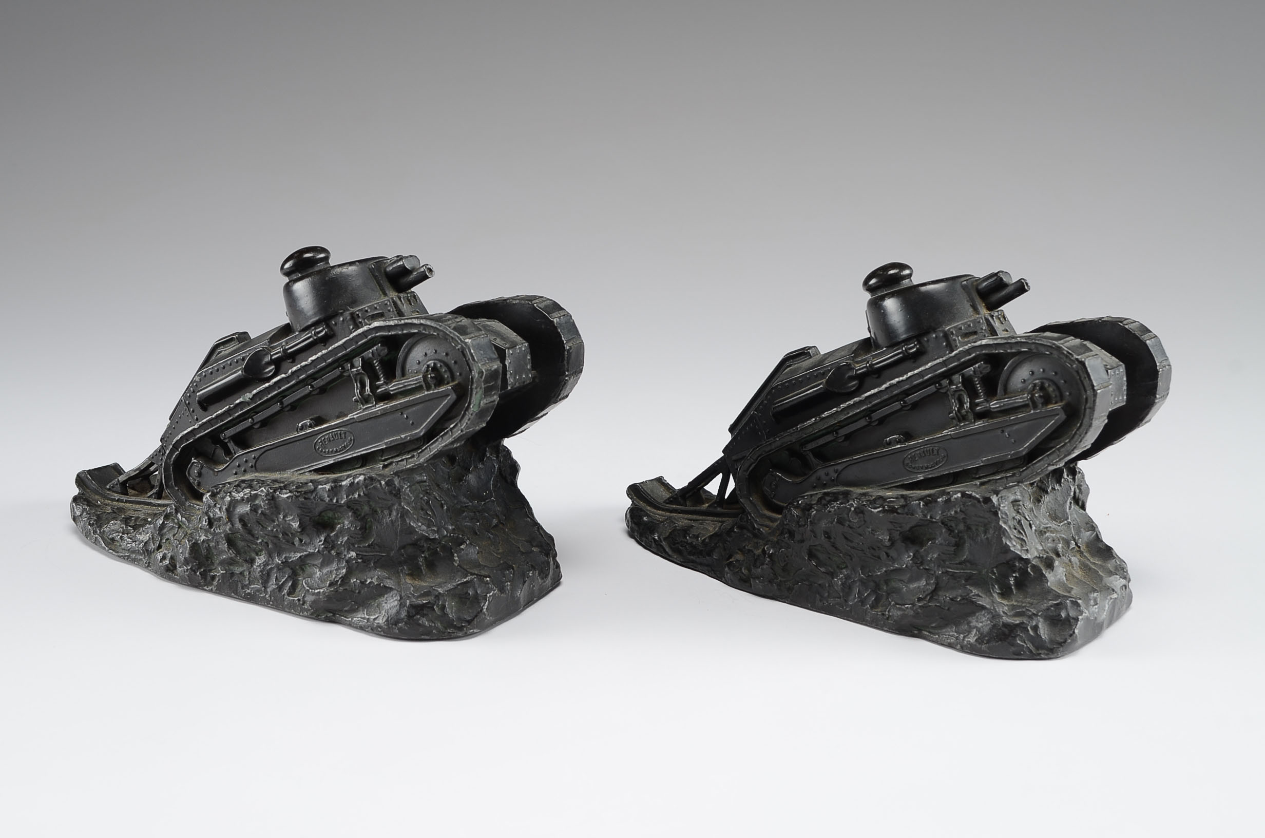 Cast Sculptures of Pierre-Felix Fix Masseau FT17 Renault Tanks