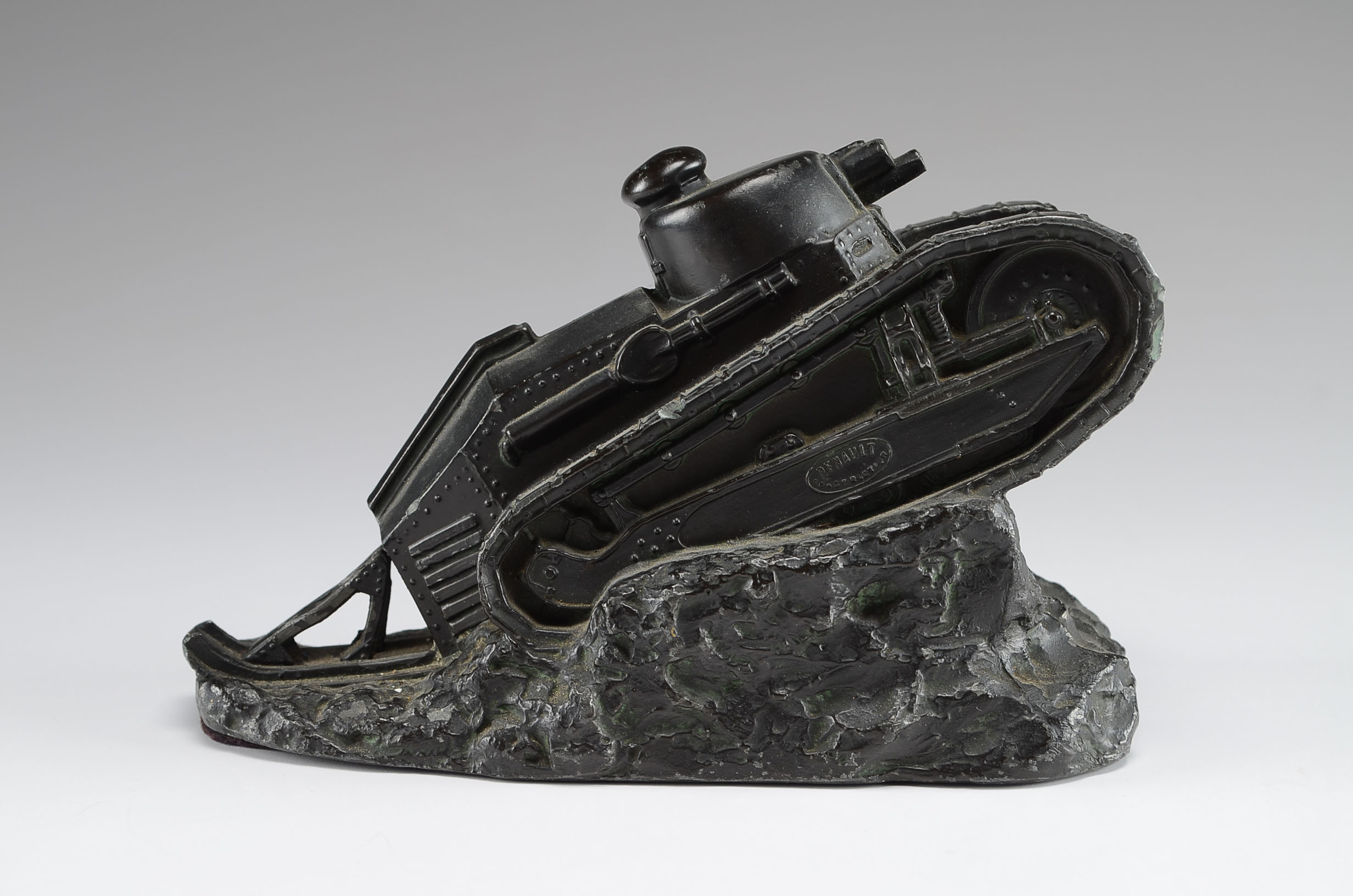 Cast Sculptures of Pierre-Felix Fix Masseau FT17 Renault Tanks