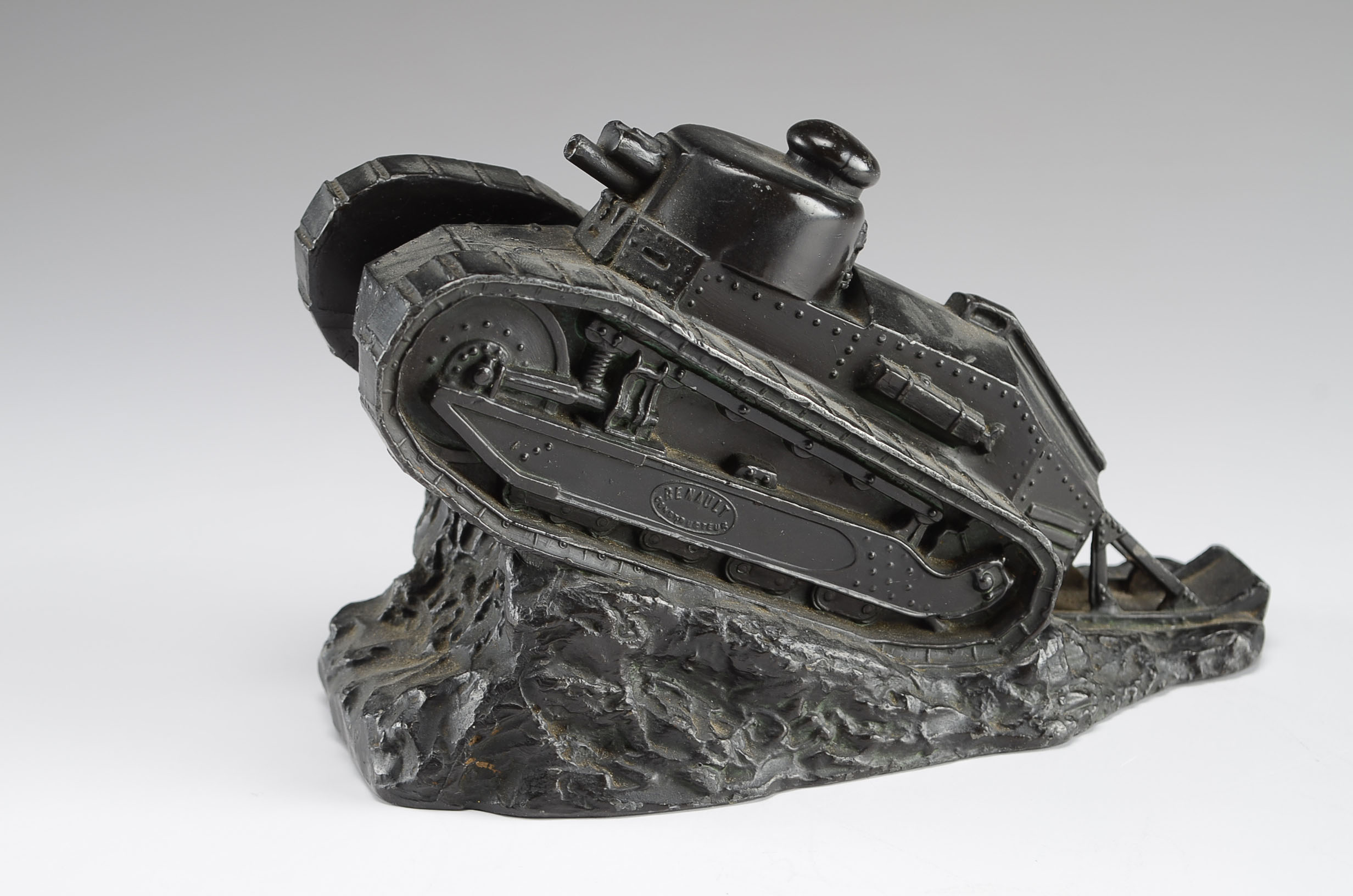 Cast Sculptures of Pierre-Felix Fix Masseau FT17 Renault Tanks