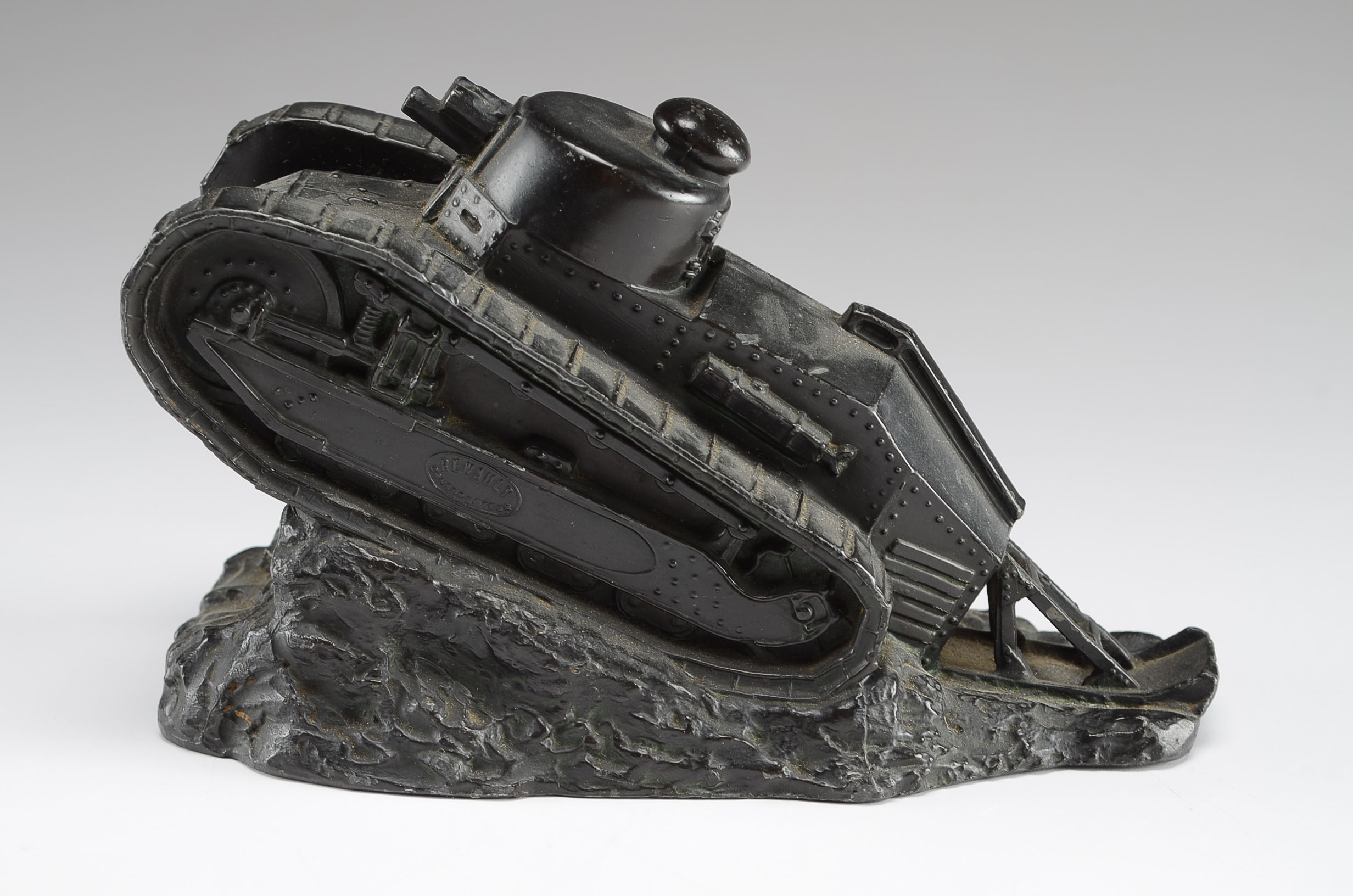 Cast Sculptures of Pierre-Felix Fix Masseau FT17 Renault Tanks