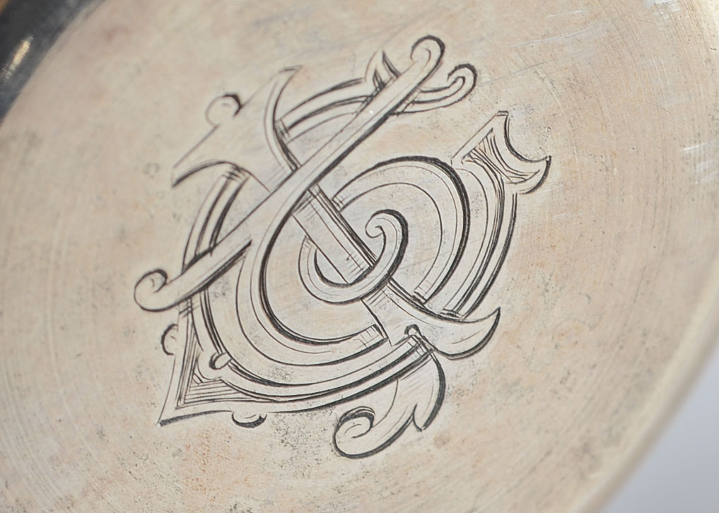 Early 20th Century Tapir Foot Inkwell