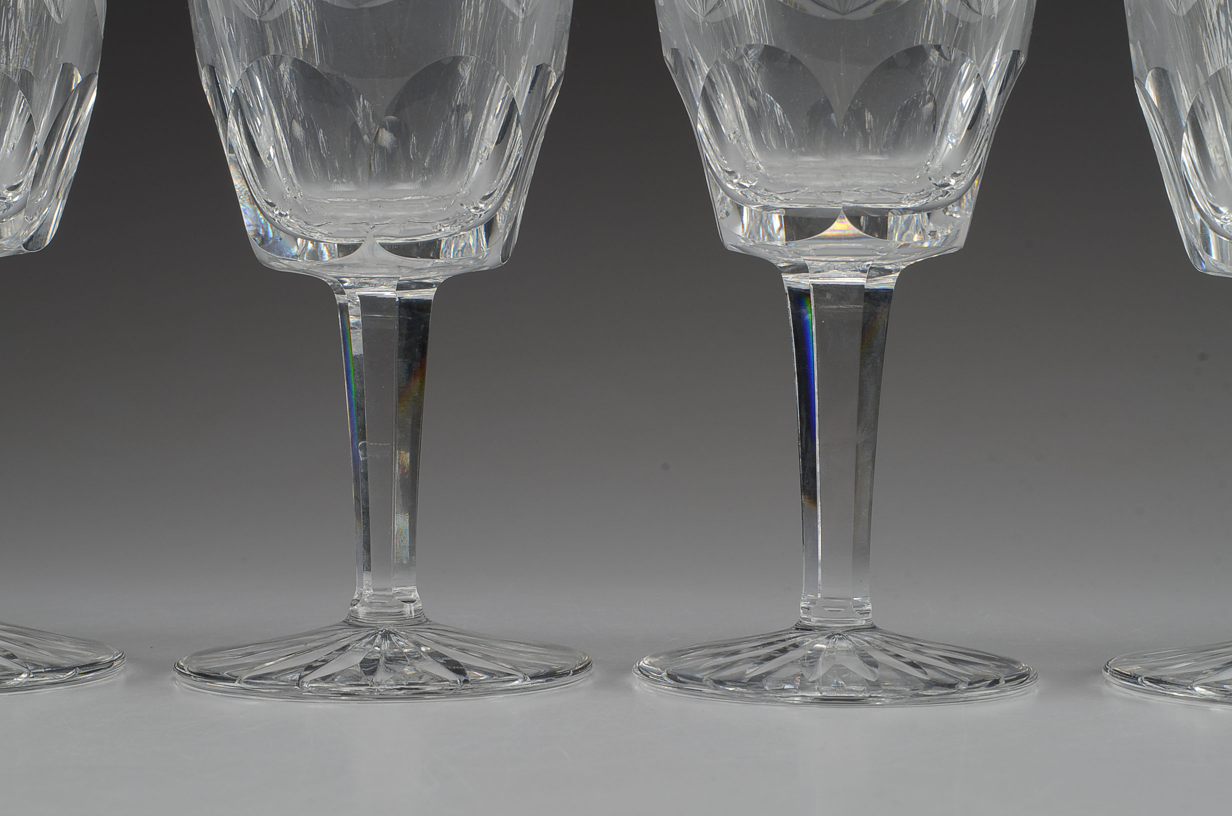 Set of Four Ashling By Waterford Crystal Water Goblets