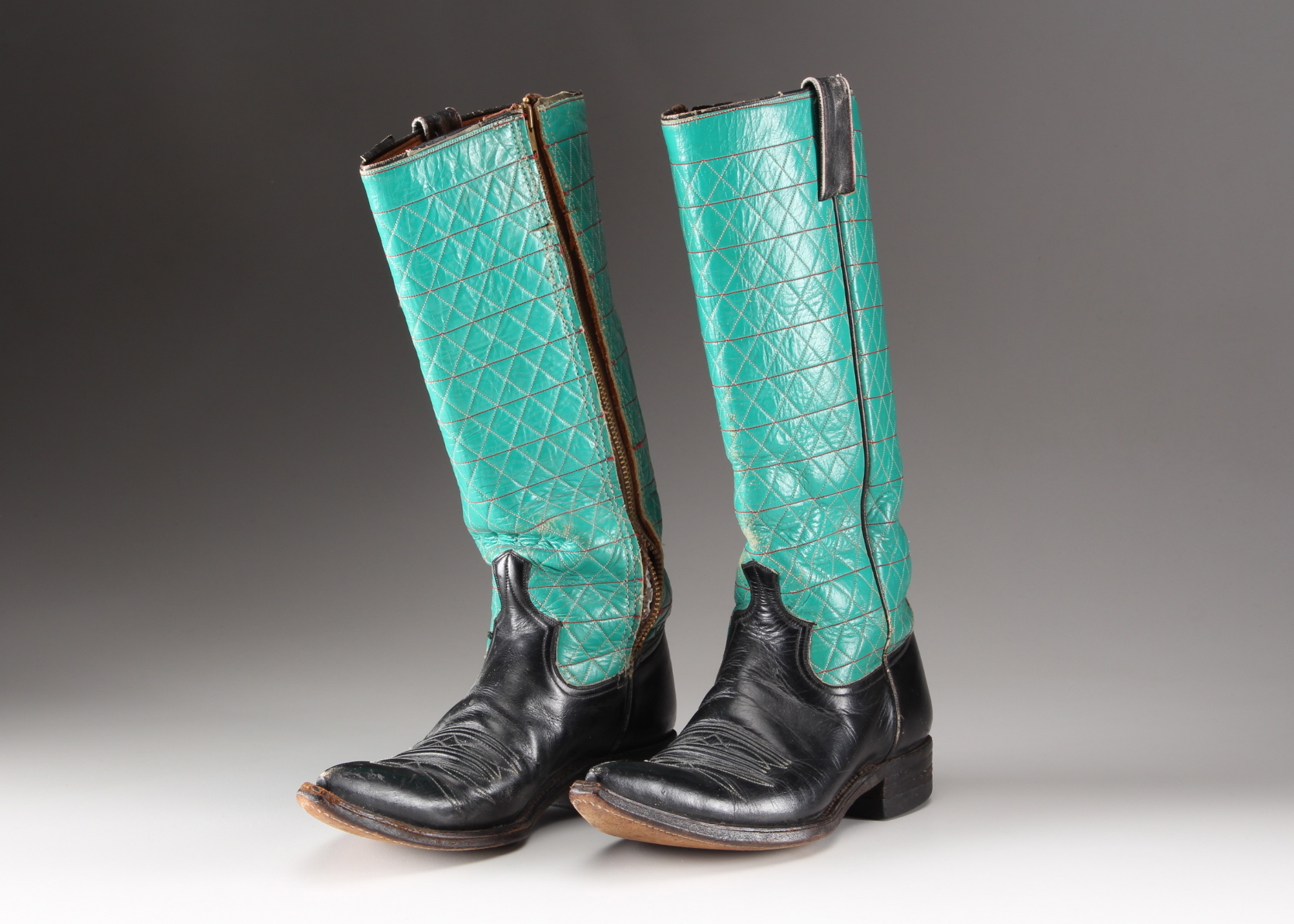Pair of Women's Vintage Leather Boots