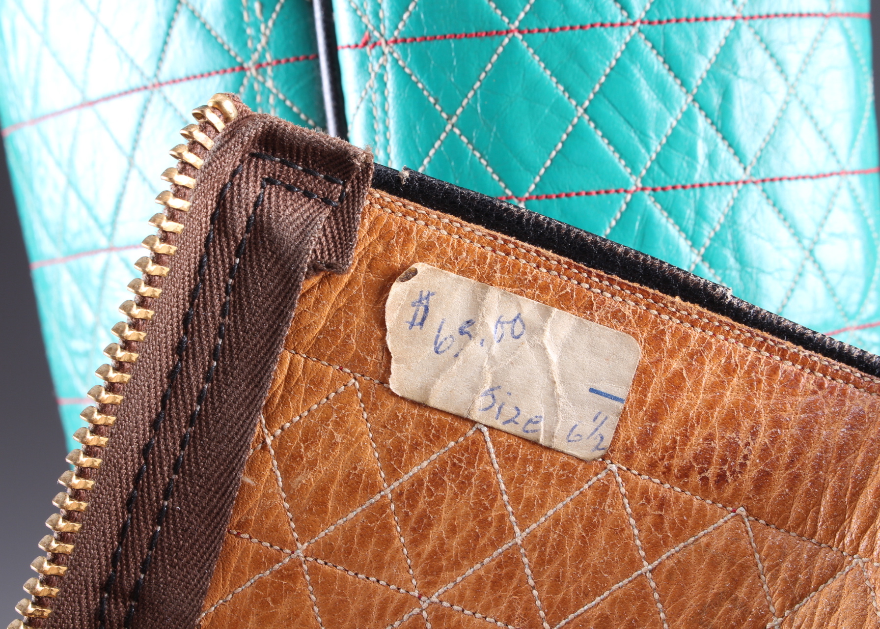 Pair of Women's Vintage Leather Boots