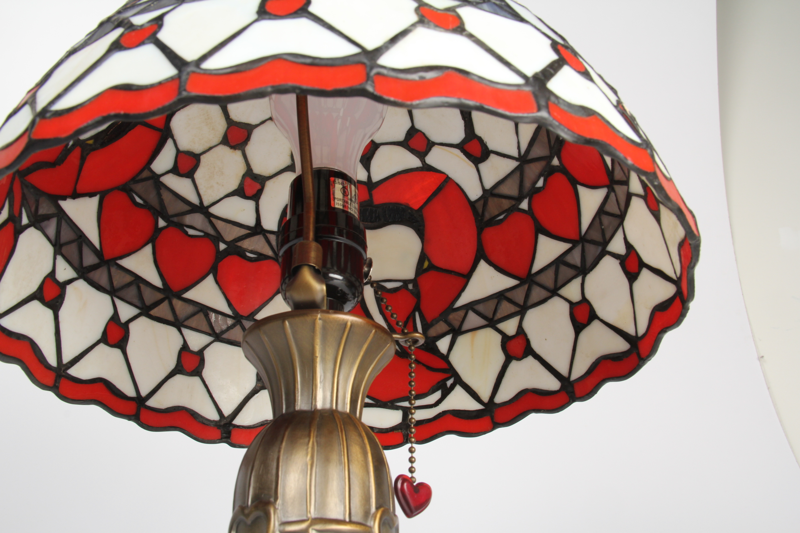 Betty Boop Danbury Mint Stained Glass Lamp and Mirror