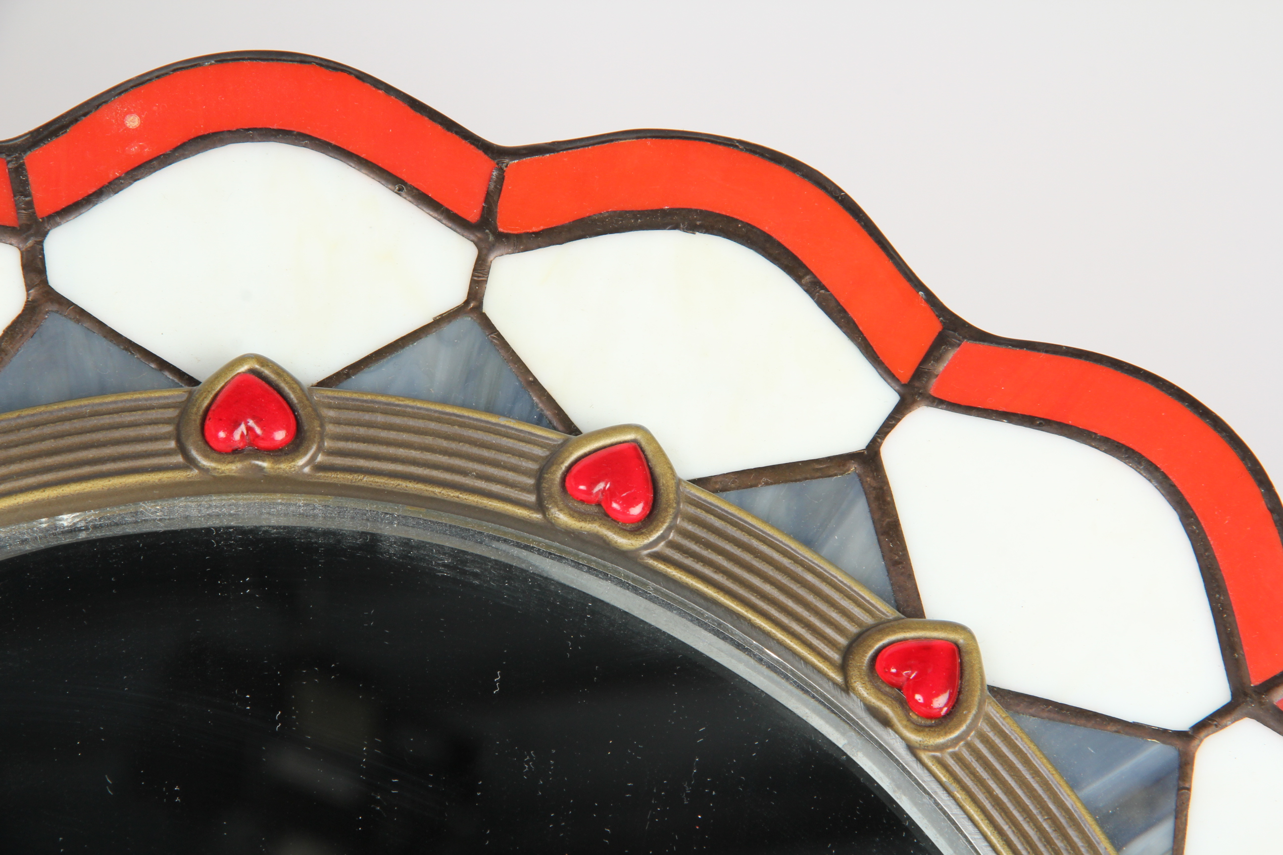 Betty Boop Danbury Mint Stained Glass Lamp and Mirror