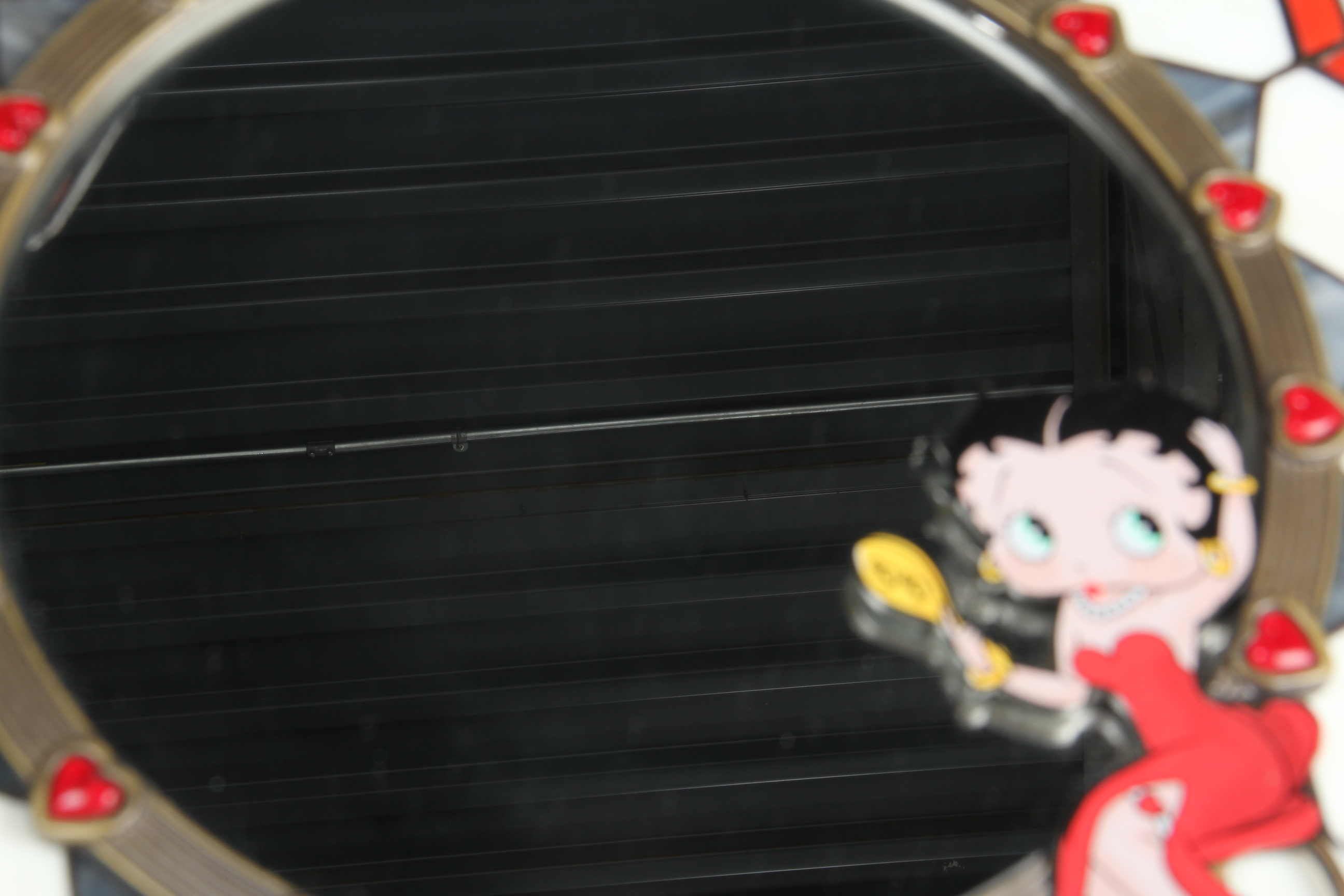 Betty Boop Danbury Mint Stained Glass Lamp and Mirror