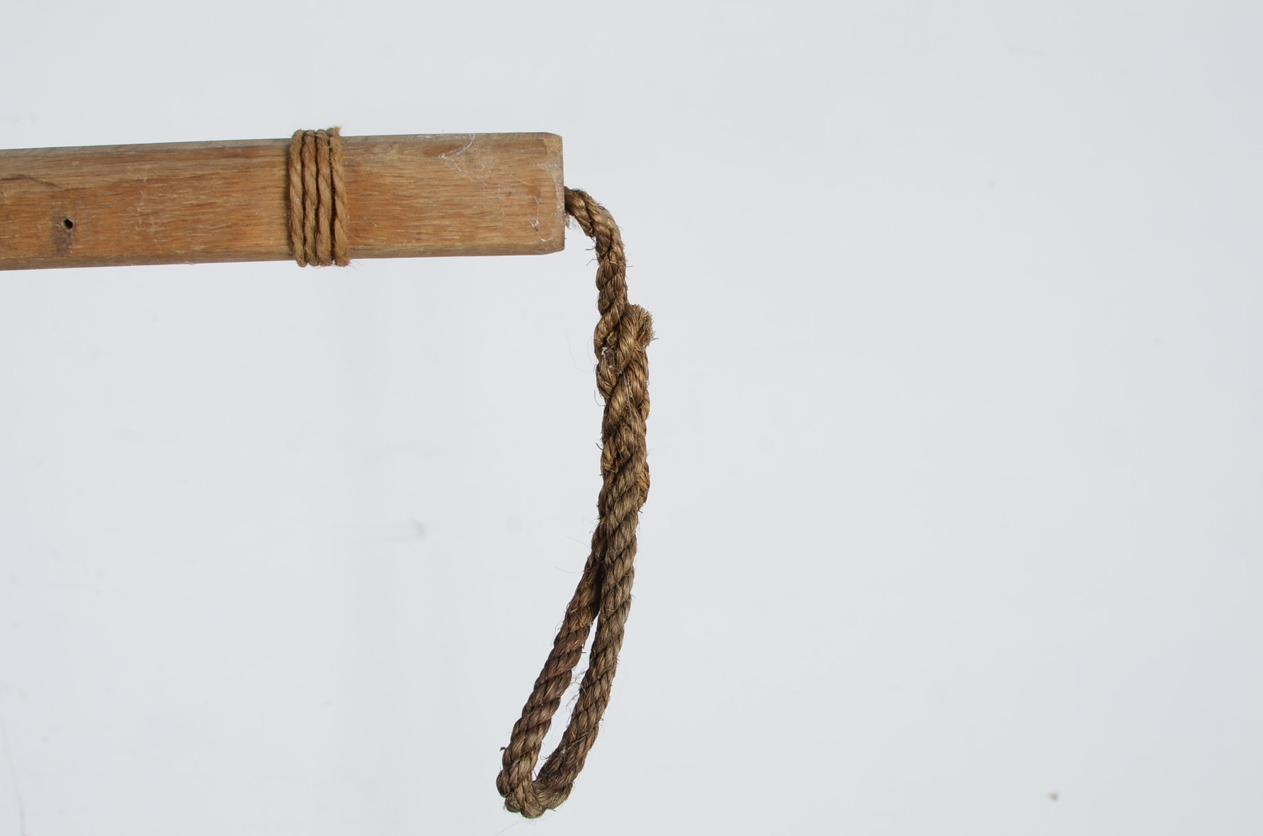 Antique Whaling Harpoon and Mermaid Painted Boat Oar Circa 1800's